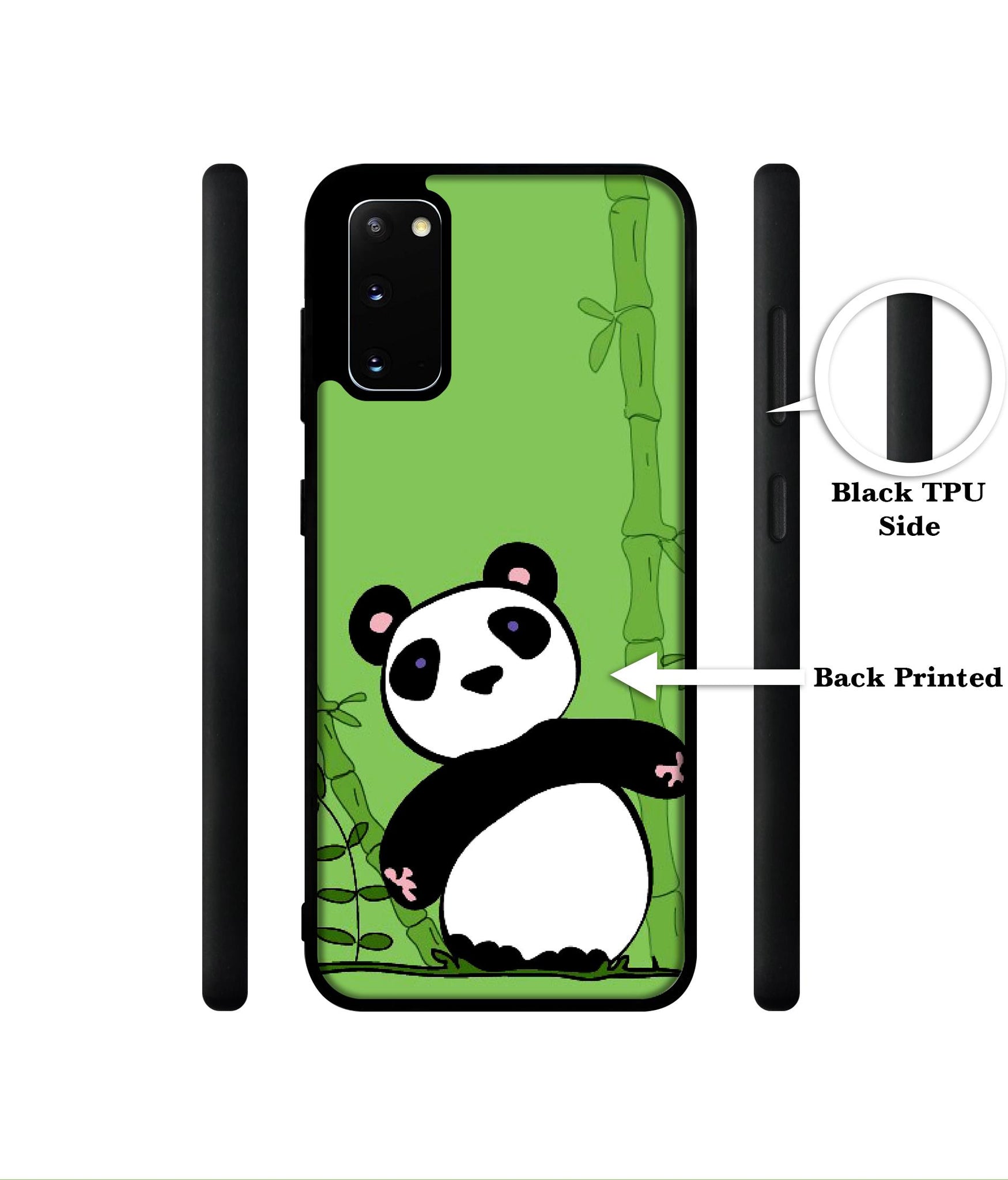 Panda with Bamboo Designer 2D Printed Back Case Cover for Samsung Galaxy S20 4G / S20 5G