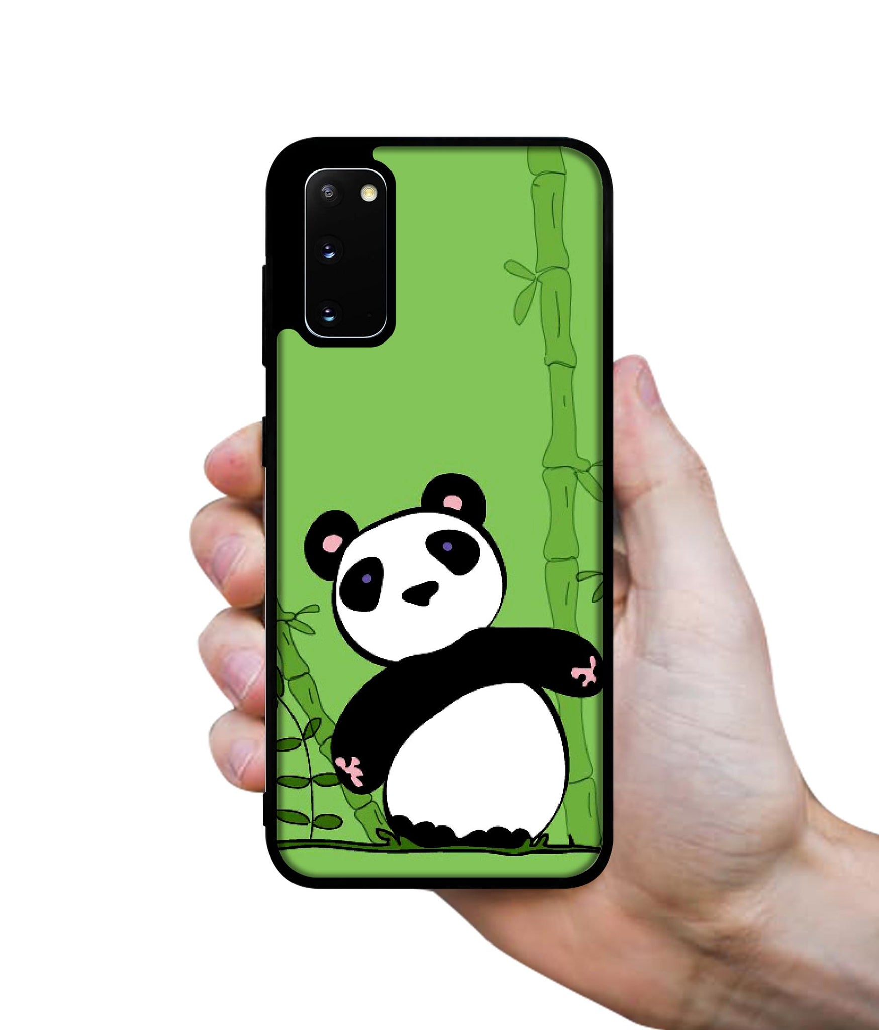 Panda with Bamboo Designer 2D Printed Back Case Cover for Samsung Galaxy S20 4G / S20 5G