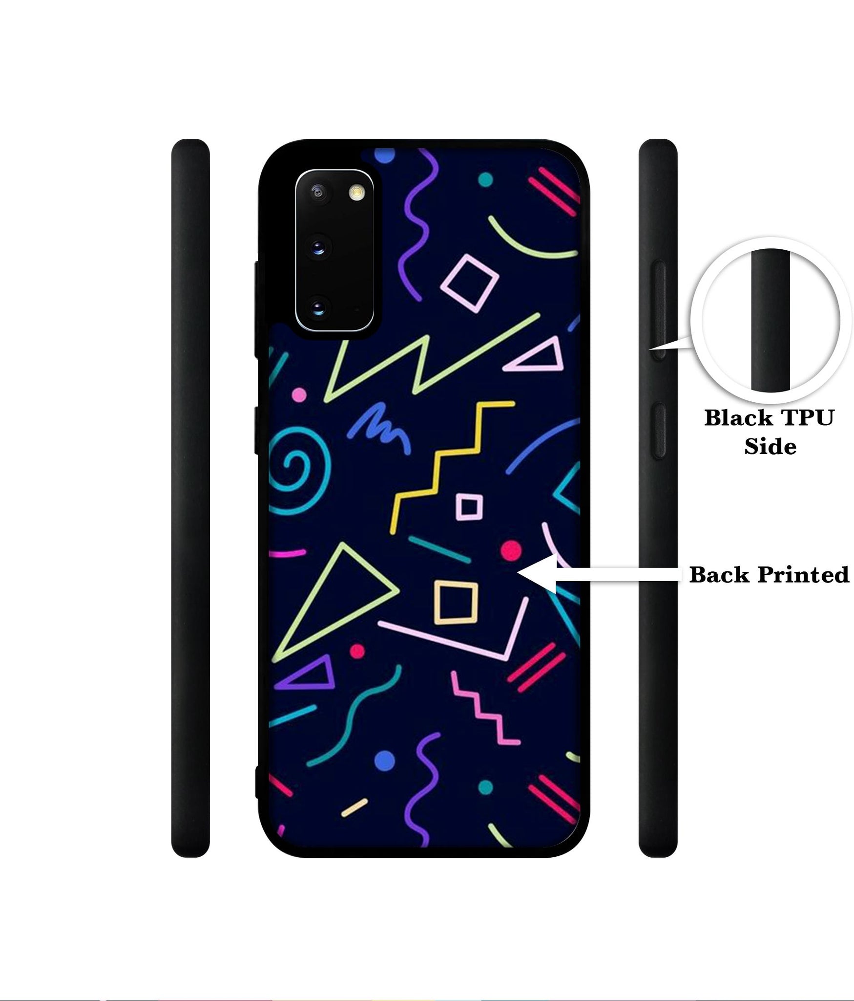 Retro Abstract Designer 2D Printed Back Case Cover for Samsung Galaxy S20 4G / S20 5G