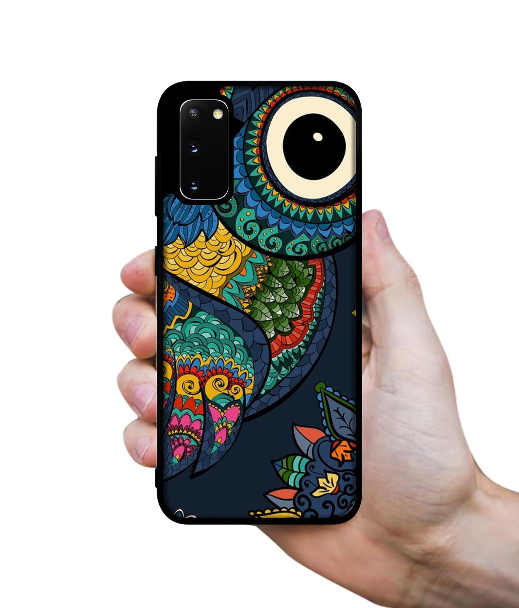Owl Illustration Designer 2D Printed Back Case Cover for Samsung Galaxy S20 4G / S20 5G