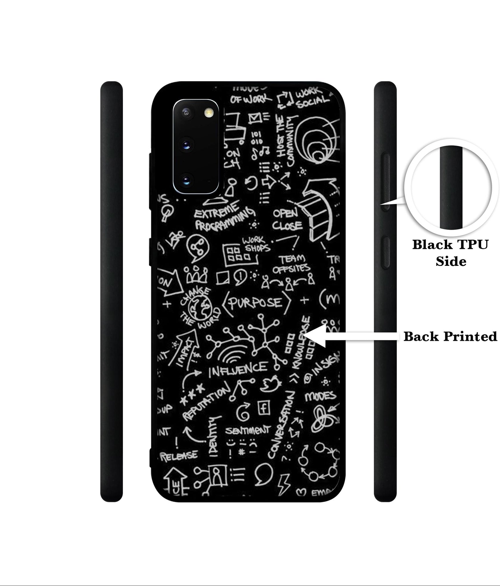 Formulas Designer 2D Printed Back Case Cover for Samsung Galaxy S20 4G / S20 5G