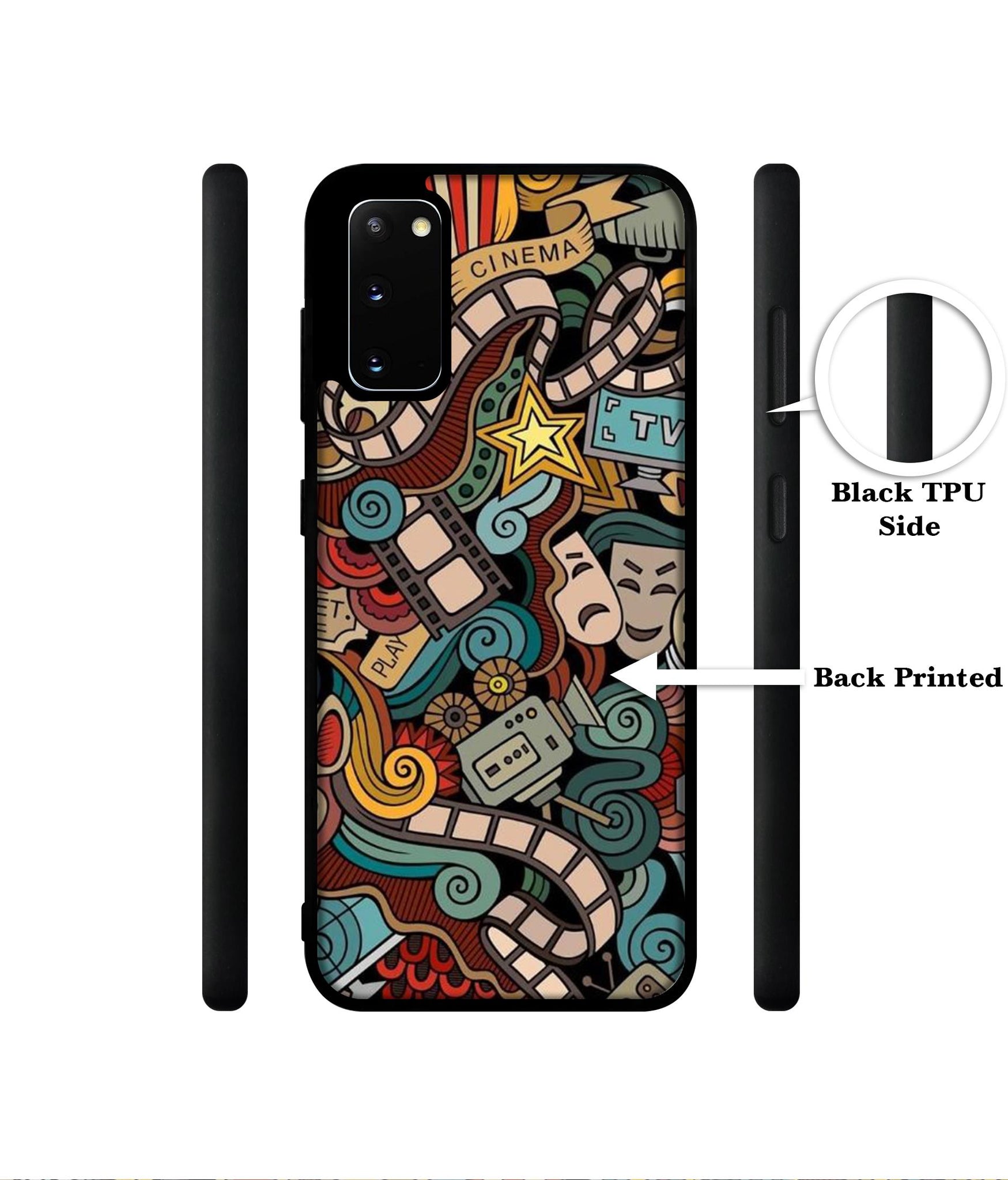 Movies Designer 2D Printed Back Case Cover for Samsung Galaxy S20 4G / S20 5G