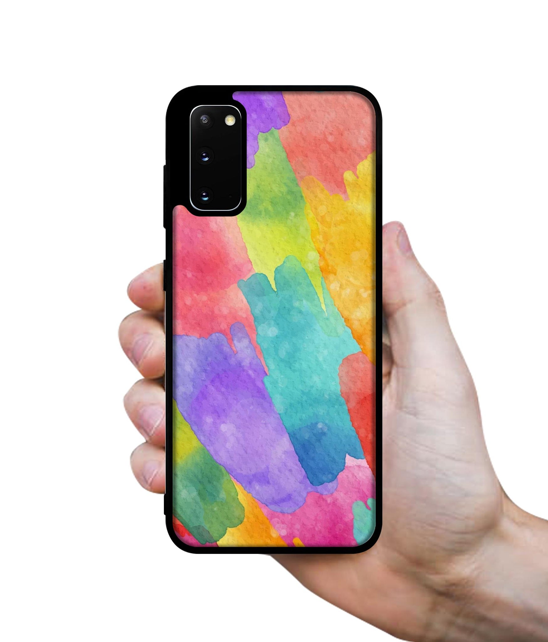 Water Paint Colorful Abstract Designer 2D Printed Back Case Cover for Samsung Galaxy S20 4G / S20 5G