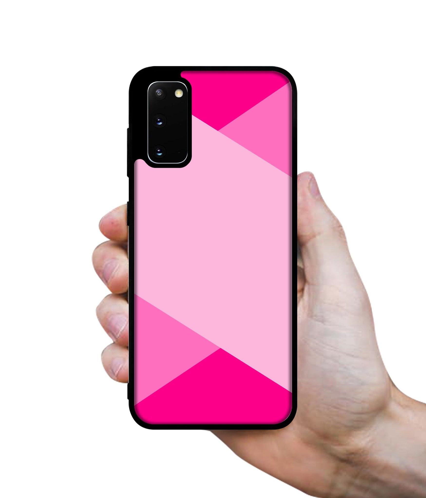 Pink Cross Vector Designer 2D Printed Back Case Cover for Samsung Galaxy S20 4G / S20 5G