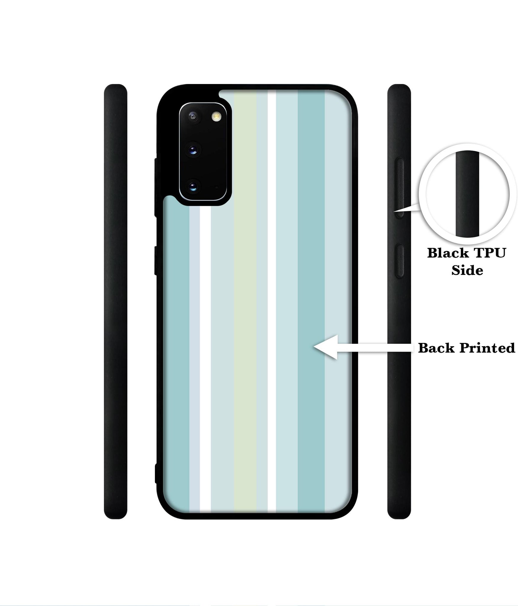 Light Green Stripes Designer 2D Printed Back Case Cover for Samsung Galaxy S20 4G / S20 5G