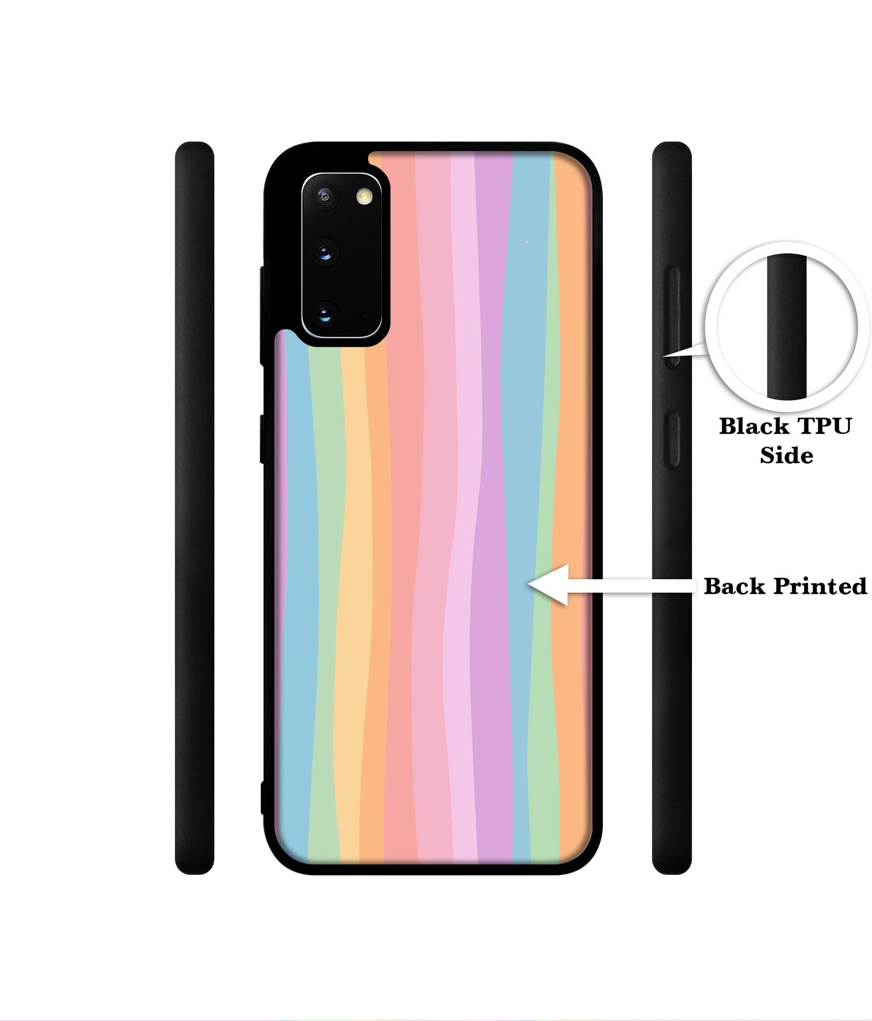 Cool Rainbow Designer 2D Printed Back Case Cover for Samsung Galaxy S20 4G / S20 5G