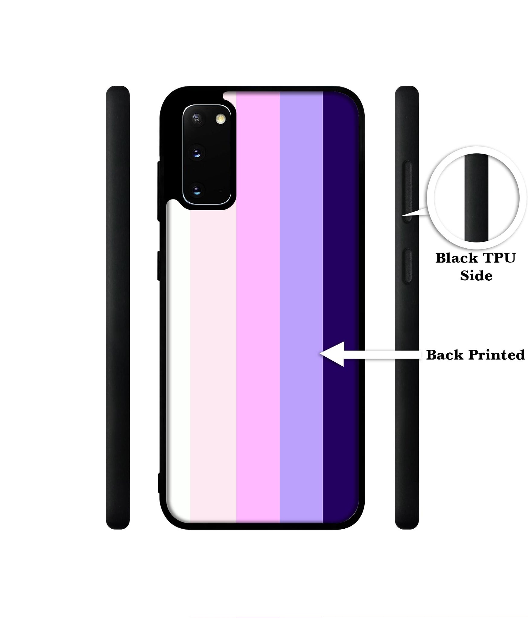 Pink and Purple Lines Designer 2D Printed Back Case Cover for Samsung Galaxy S20 4G / S20 5G