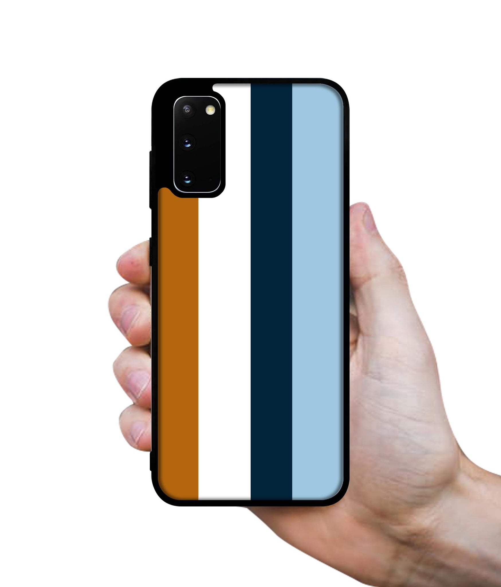 Color Stripes Designer 2D Printed Back Case Cover for Samsung Galaxy S20 4G / S20 5G