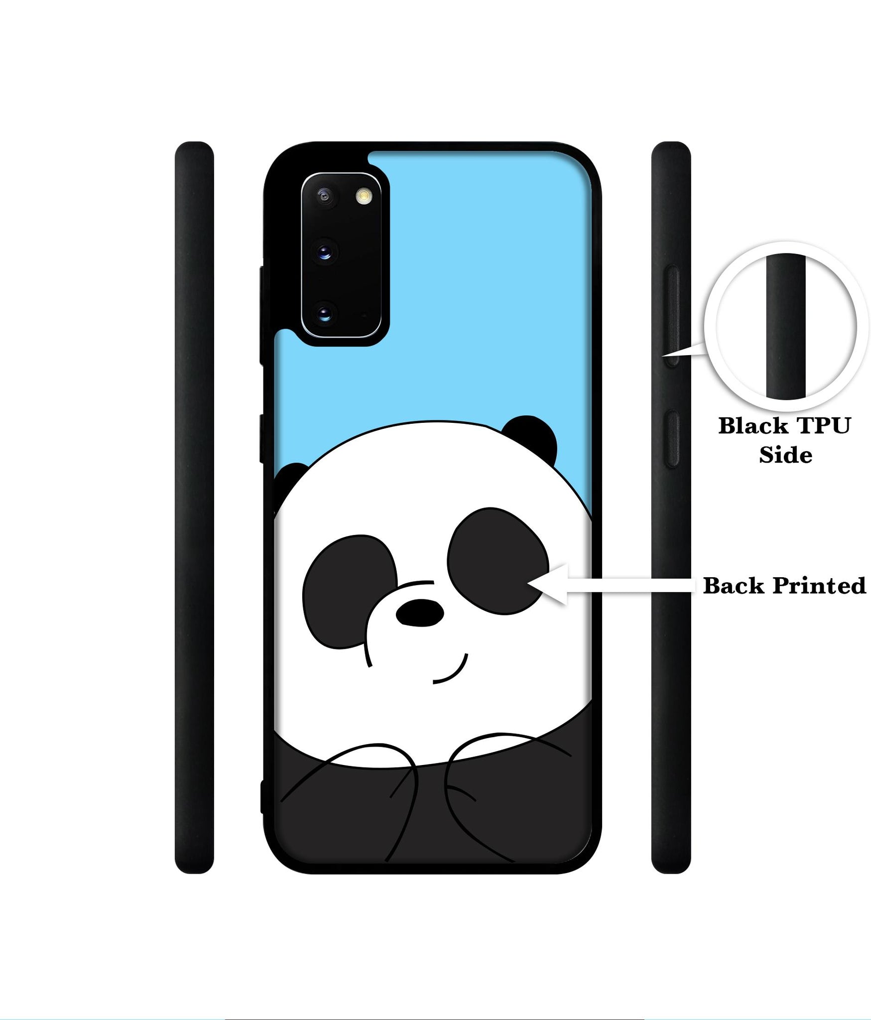 Cute Panda Designer 2D Printed Back Case Cover for Samsung Galaxy S20 4G / S20 5G