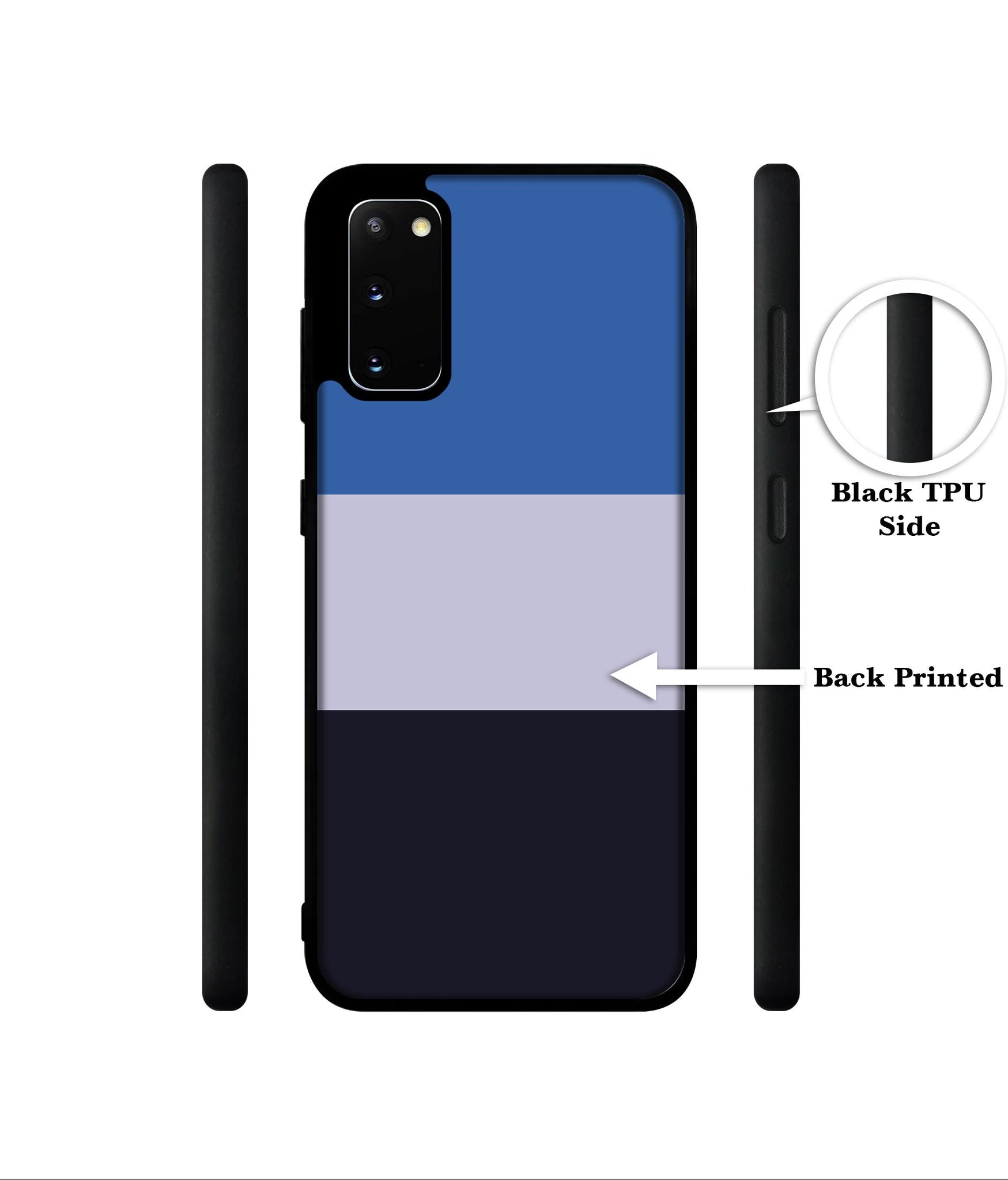 Three Color Stripes Designer 2D Printed Back Case Cover for Samsung Galaxy S20 4G / S20 5G