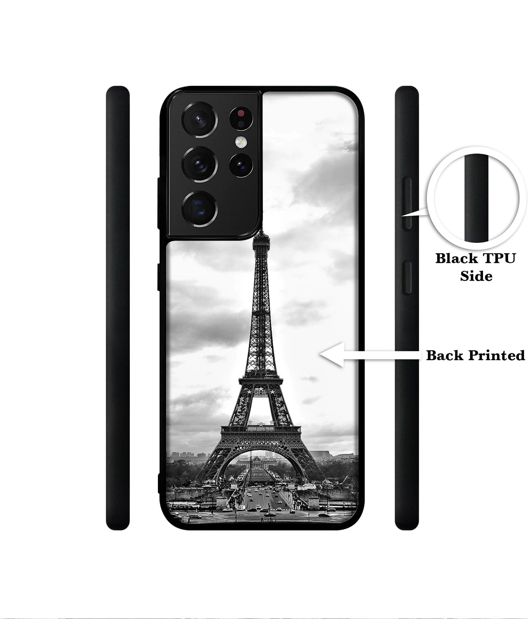 Eiffel Tower Designer 2D Printed Back Case Cover for Samsung Galaxy S21 Ultra 5G