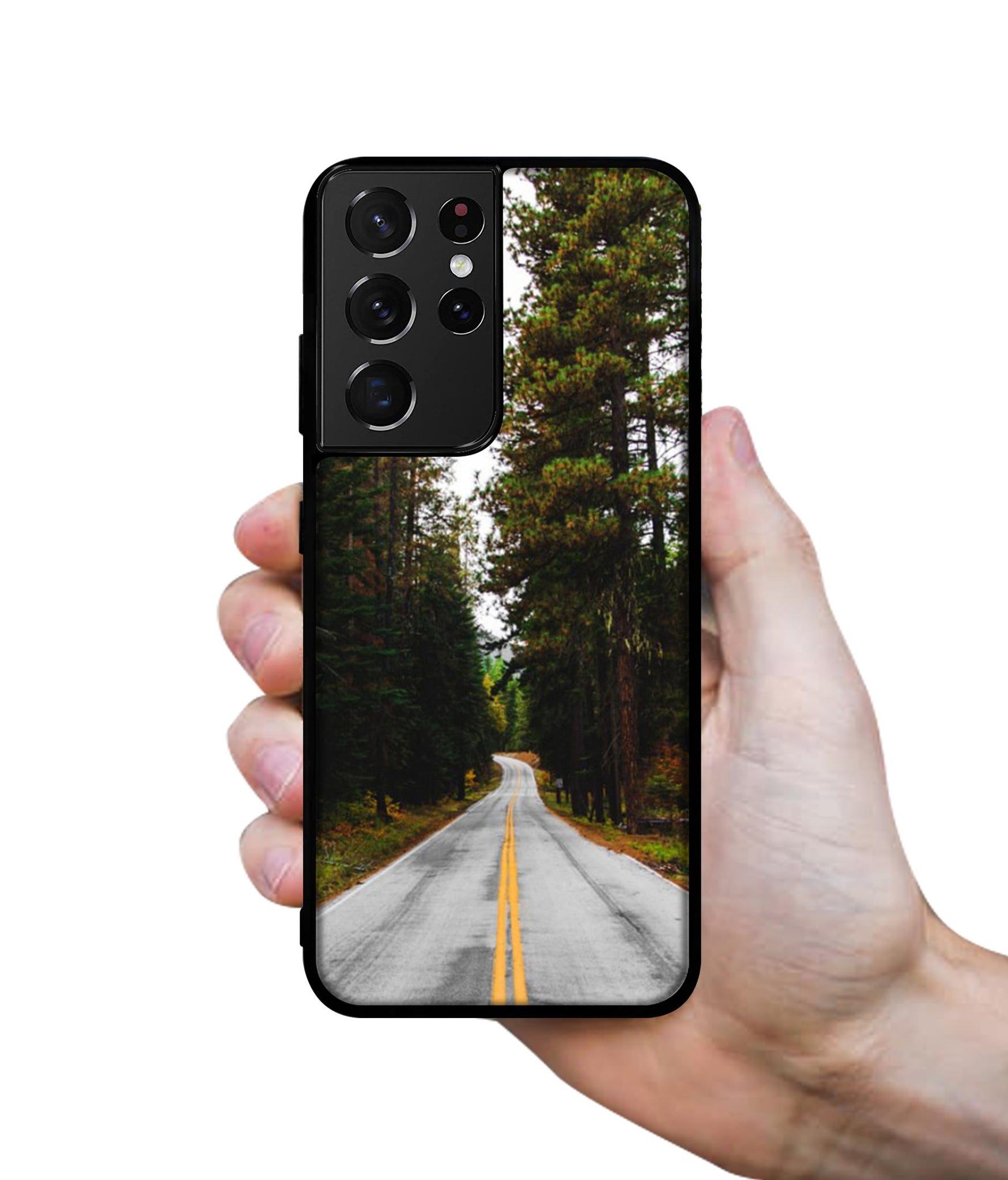 Road Photo Designer 2D Printed Back Case Cover for Samsung Galaxy S21 Ultra 5G