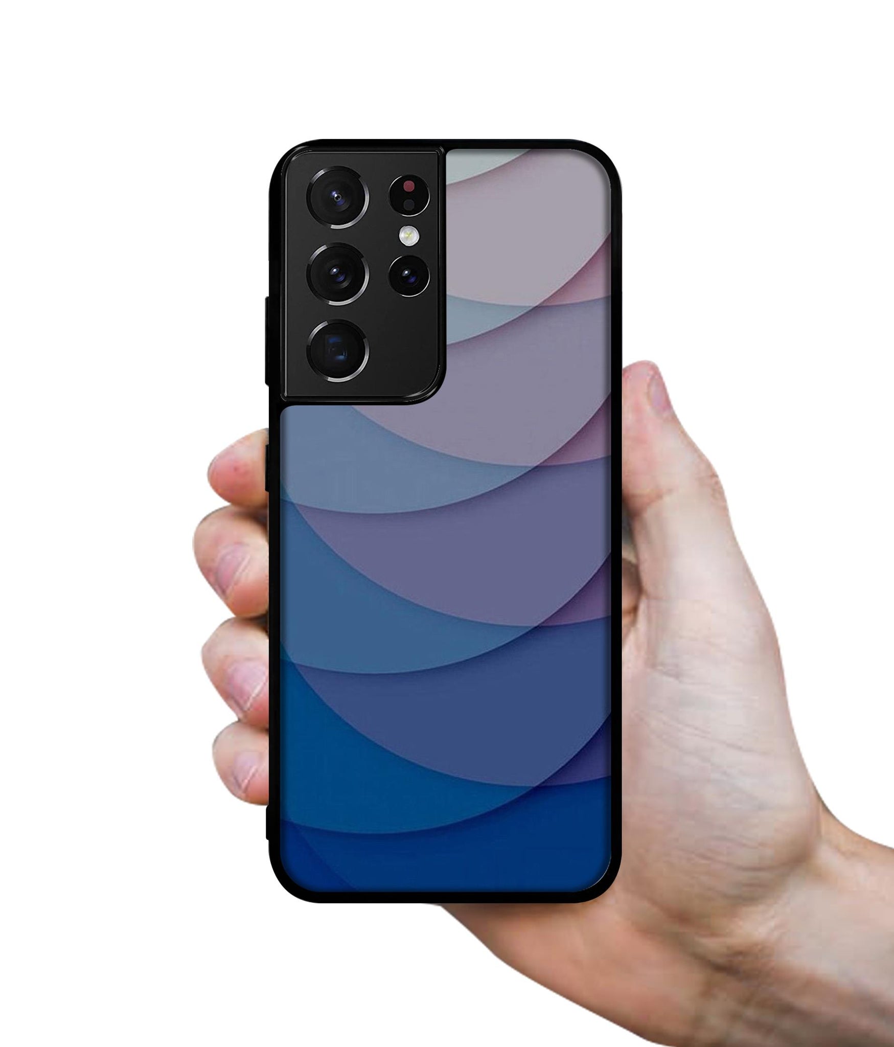 Waves Pattern Print Designer 2D Printed Back Case Cover for Samsung Galaxy S21 Ultra 5G