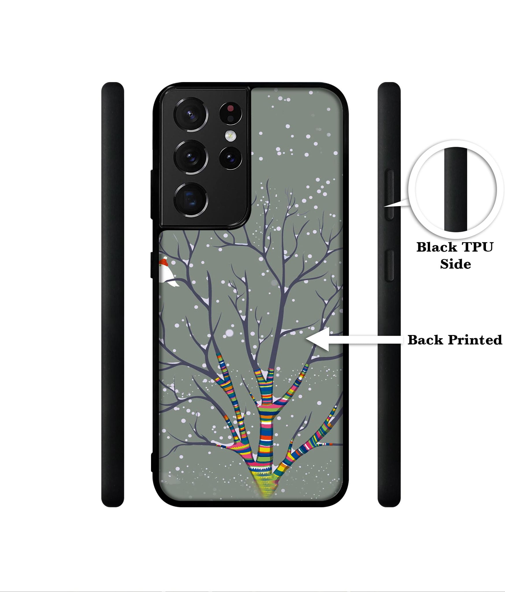 Winter Pattern Print Designer 2D Printed Back Case Cover for Samsung Galaxy S21 Ultra 5G