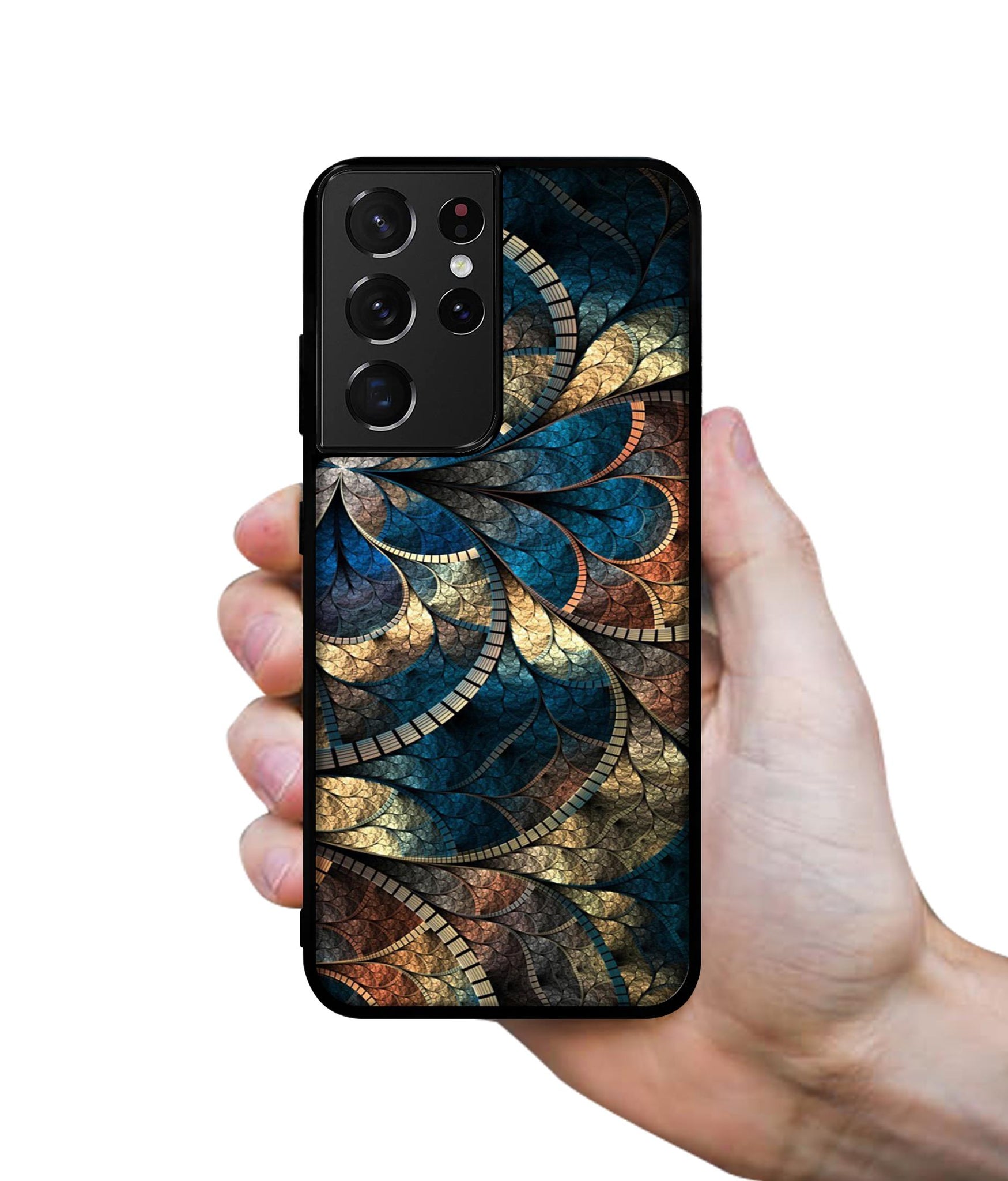 Fractional Pattern Designer 2D Printed Back Case Cover for Samsung Galaxy S21 Ultra 5G