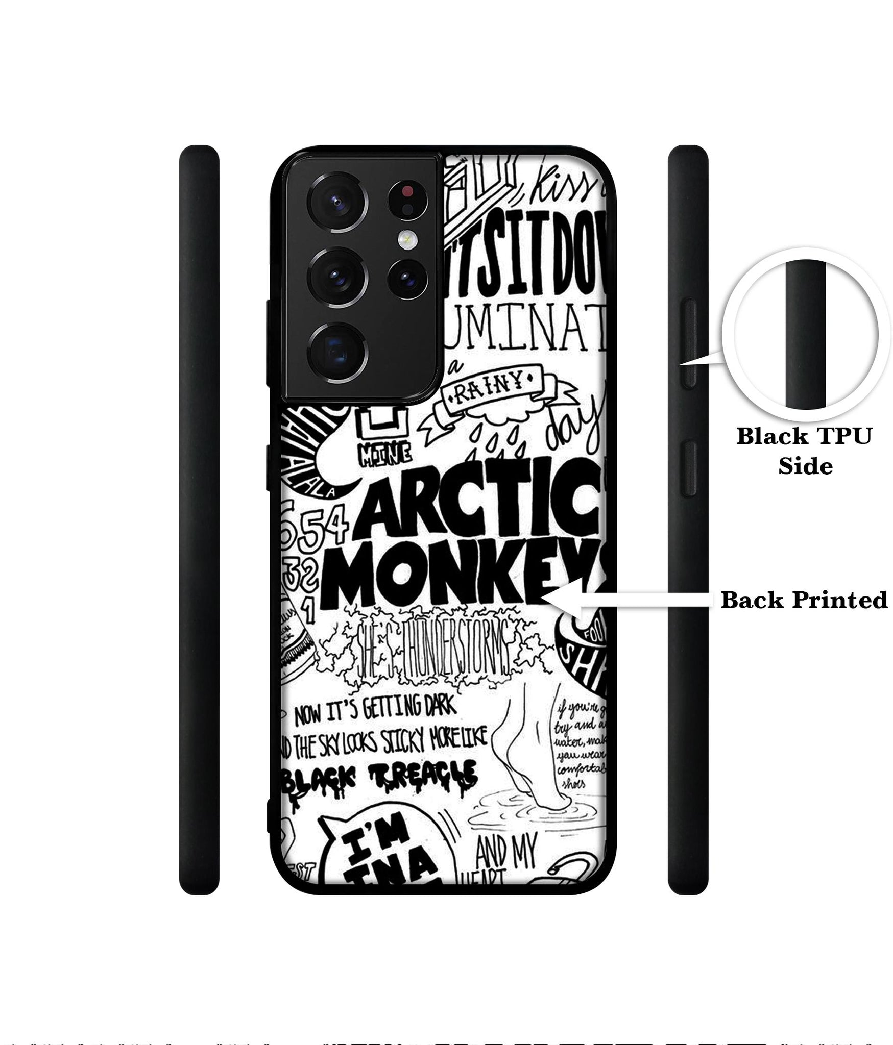 Arctic Monkeys Pattern Designer 2D Printed Back Case Cover for Samsung Galaxy S21 Ultra 5G