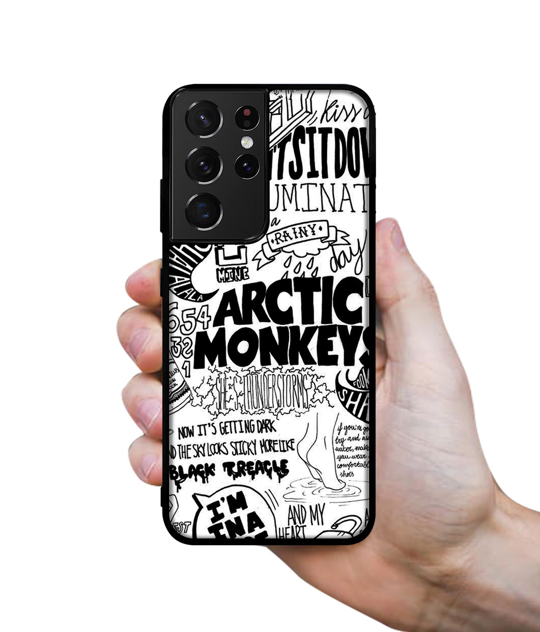 Arctic Monkeys Pattern Designer 2D Printed Back Case Cover for Samsung Galaxy S21 Ultra 5G