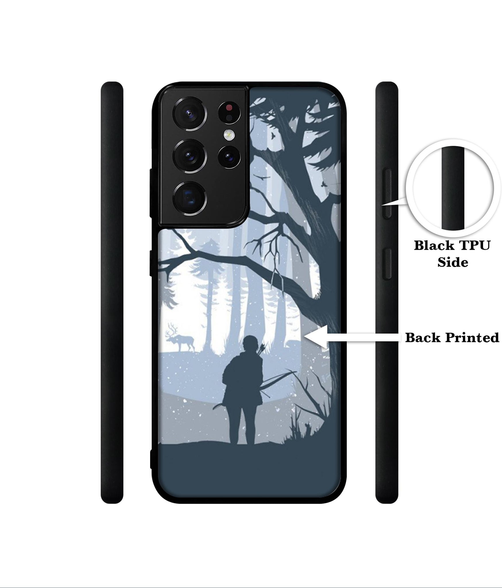 Hunter Designer 2D Printed Back Case Cover for Samsung Galaxy S21 Ultra 5G