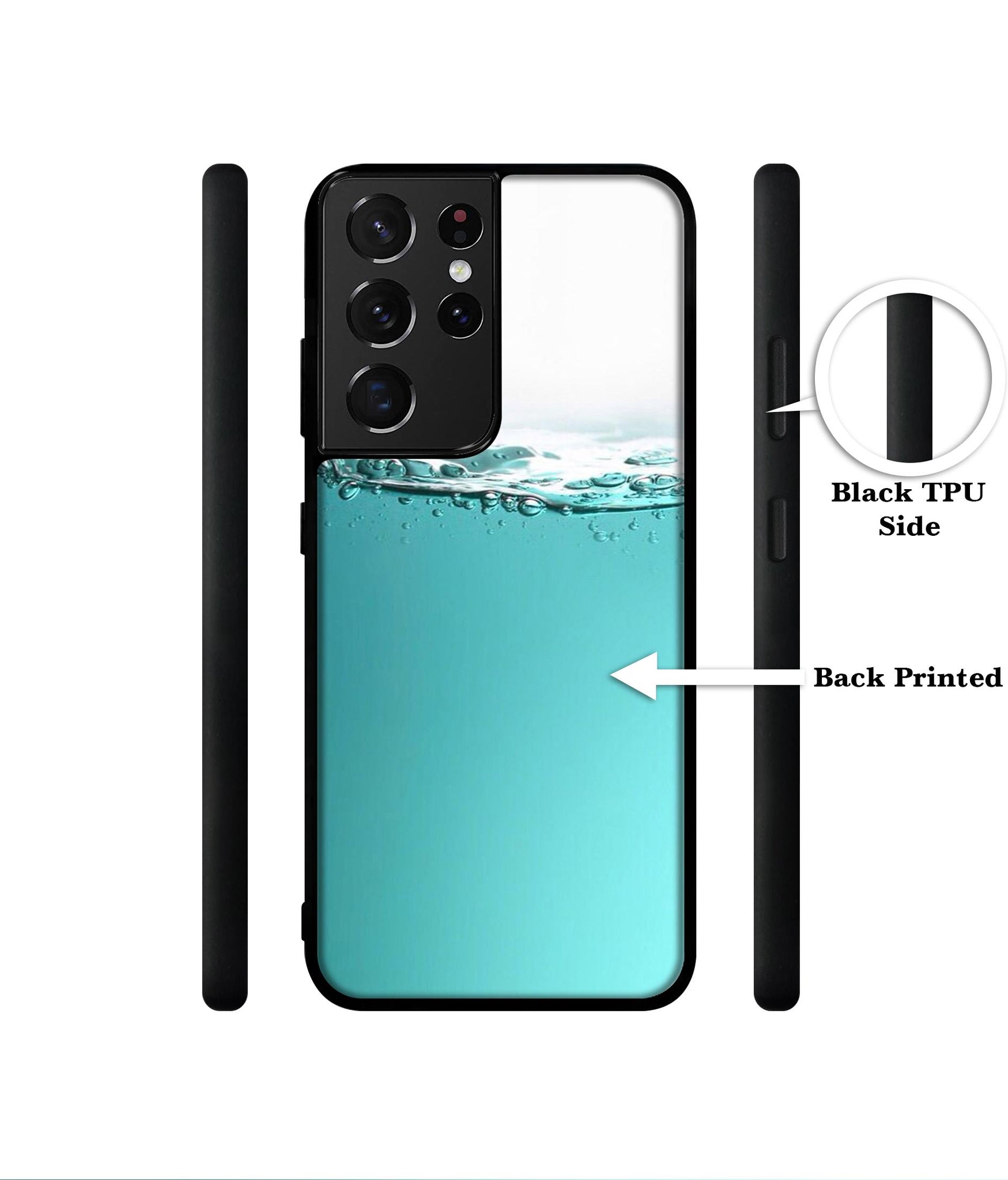 Half Fill Designer 2D Printed Back Case Cover for Samsung Galaxy S21 Ultra 5G