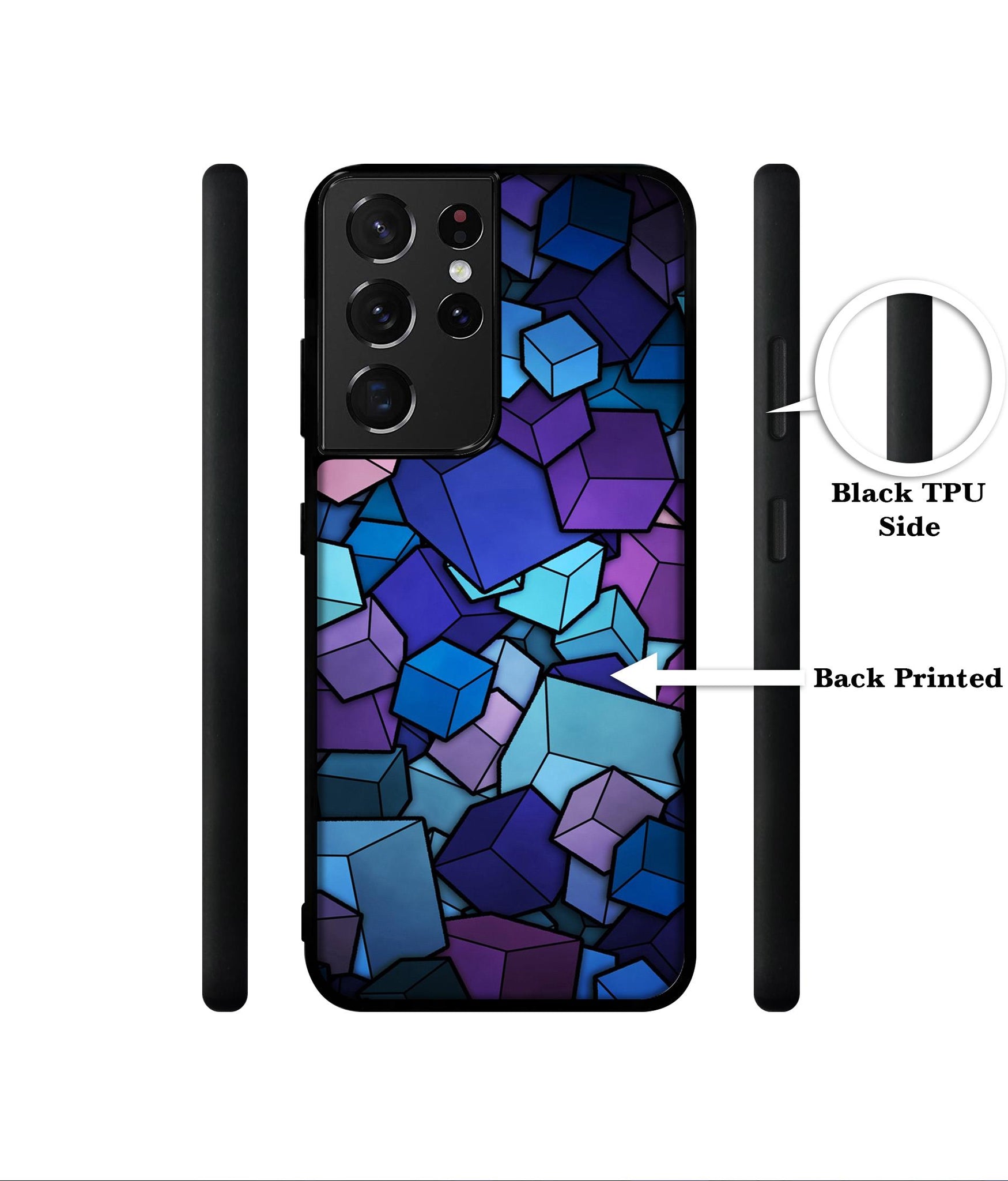 Color Box Designer 2D Printed Back Case Cover for Samsung Galaxy S21 Ultra 5G