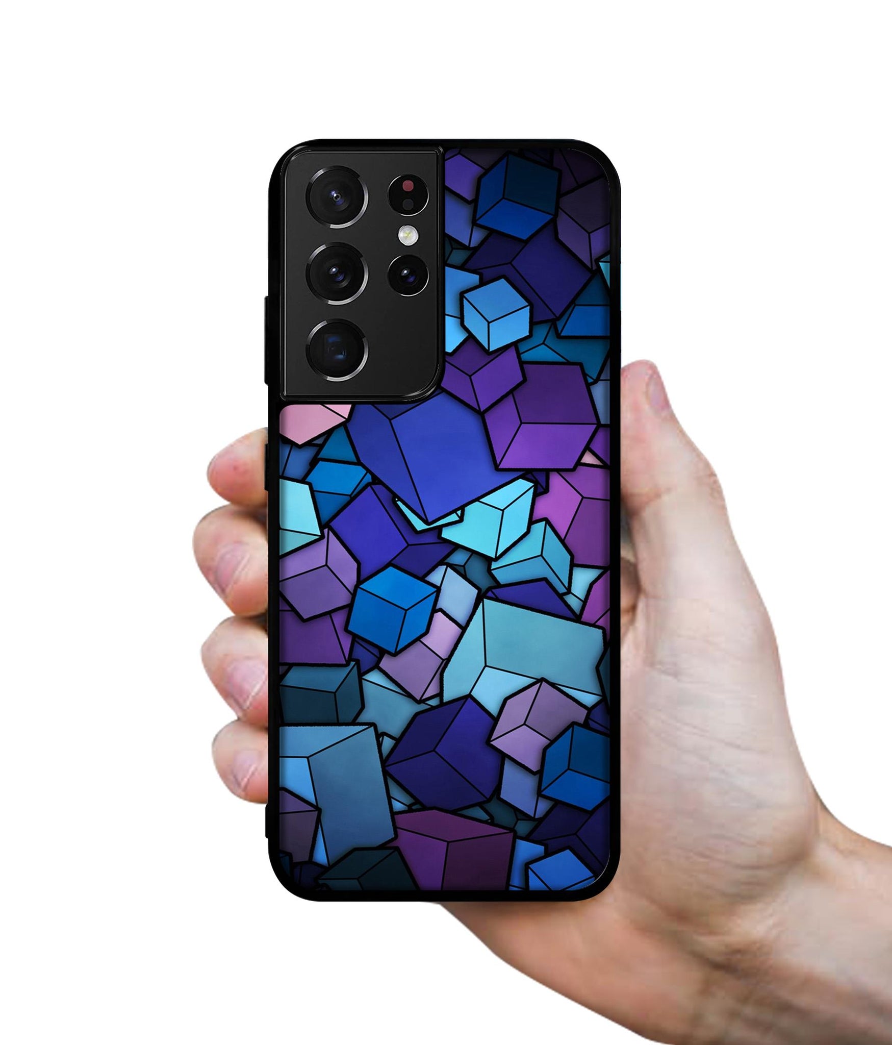 Color Box Designer 2D Printed Back Case Cover for Samsung Galaxy S21 Ultra 5G