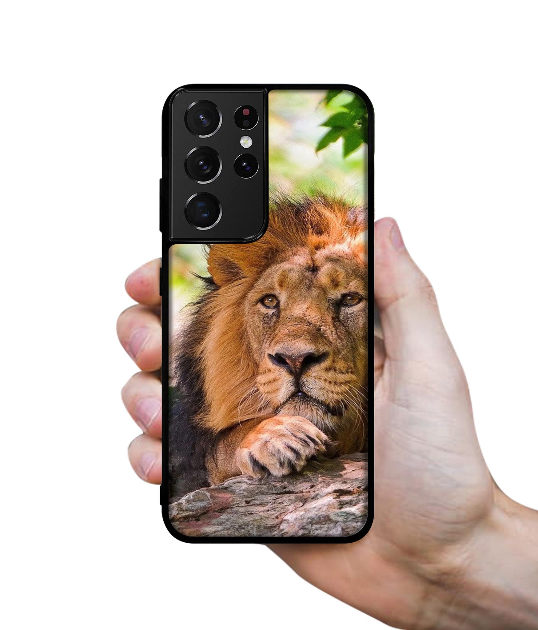 Tiger Pattern Print Designer 2D Printed Back Case Cover for Samsung Galaxy S21 Ultra 5G