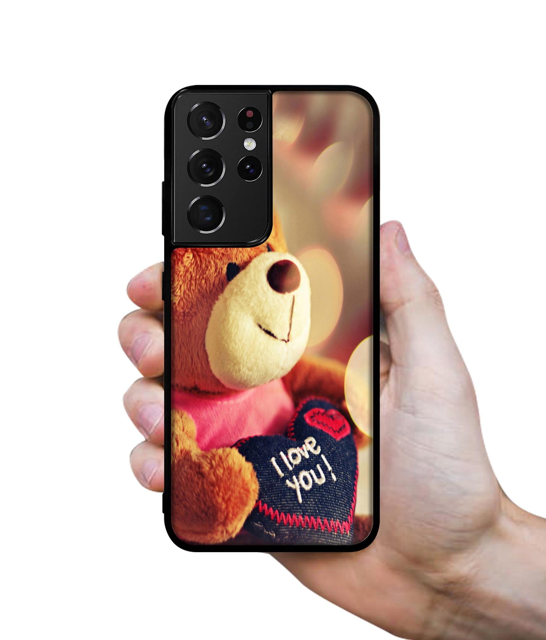 Teddy Bear Designer 2D Printed Back Case Cover for Samsung Galaxy S21 Ultra 5G