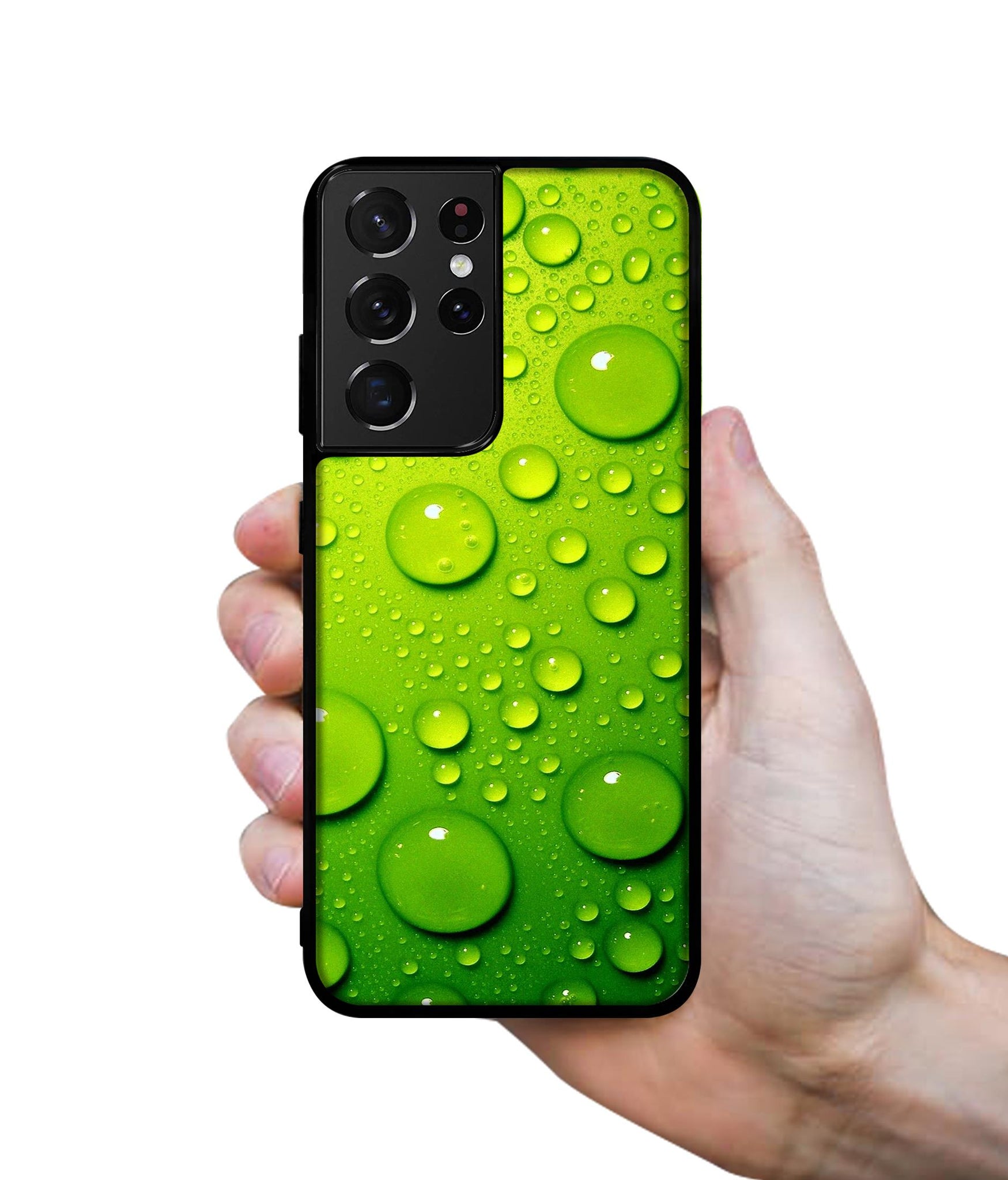 Green Bubbles Designer 2D Printed Back Case Cover for Samsung Galaxy S21 Ultra 5G