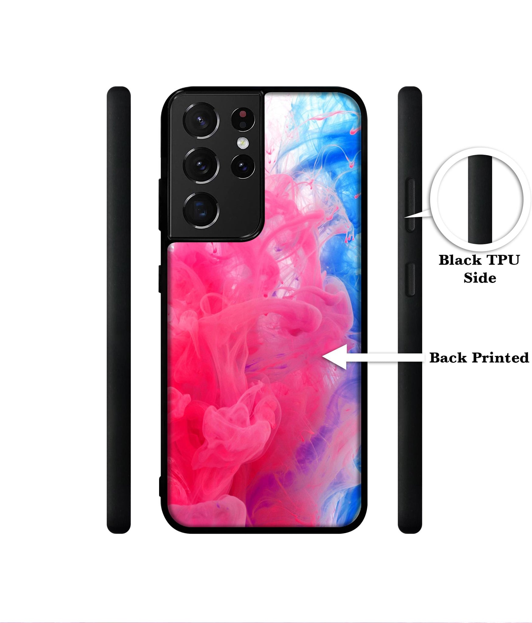 Fractal Paint Designer 2D Printed Back Case Cover for Samsung Galaxy S21 Ultra 5G