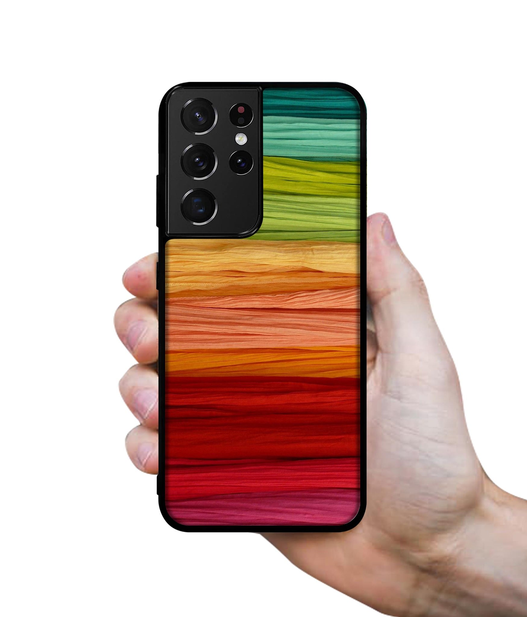 Colorful Thread Designer 2D Printed Back Case Cover for Samsung Galaxy S21 Ultra 5G