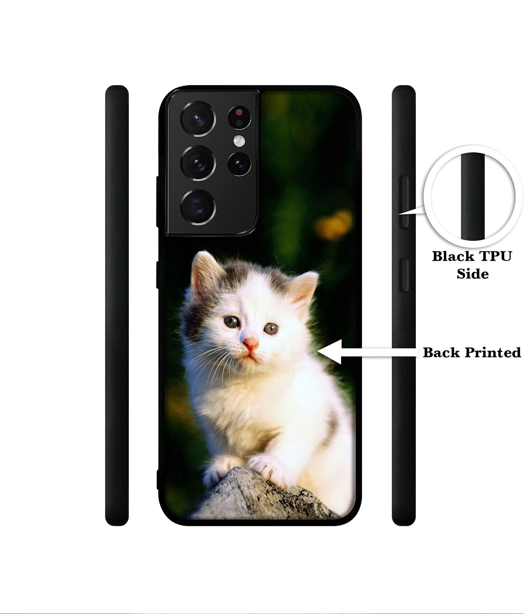 Sweet Cat Designer 2D Printed Back Case Cover for Samsung Galaxy S21 Ultra 5G