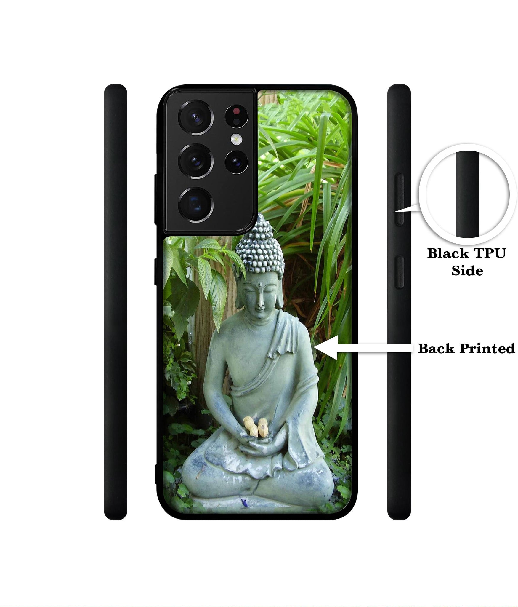 Buddhism Designer 2D Printed Back Case Cover for Samsung Galaxy S21 Ultra 5G