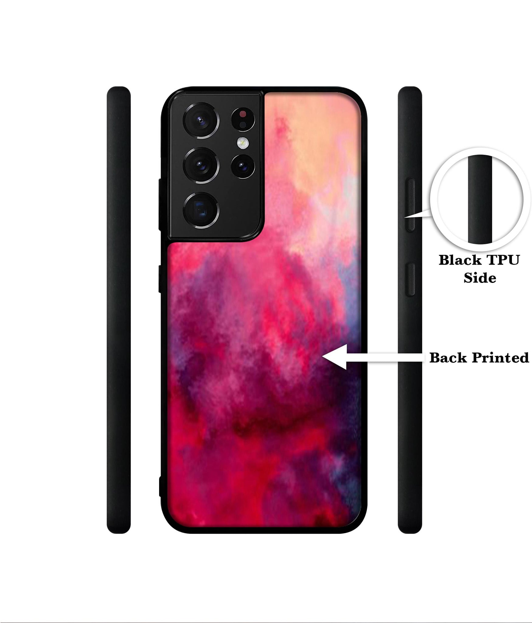 Holi Color Designer 2D Printed Back Case Cover for Samsung Galaxy S21 Ultra 5G