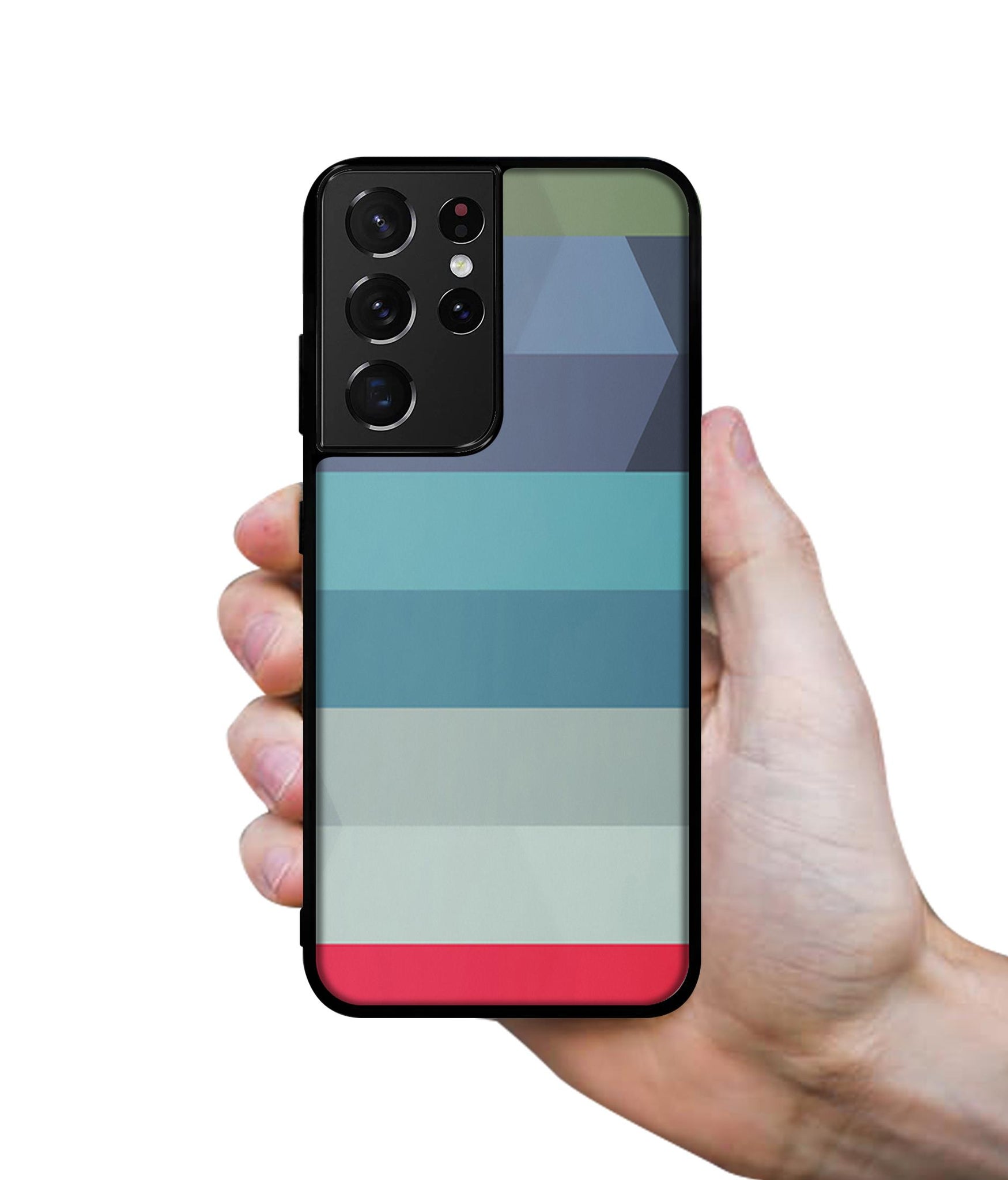 Colorful Lines Designer 2D Printed Back Case Cover for Samsung Galaxy S21 Ultra 5G