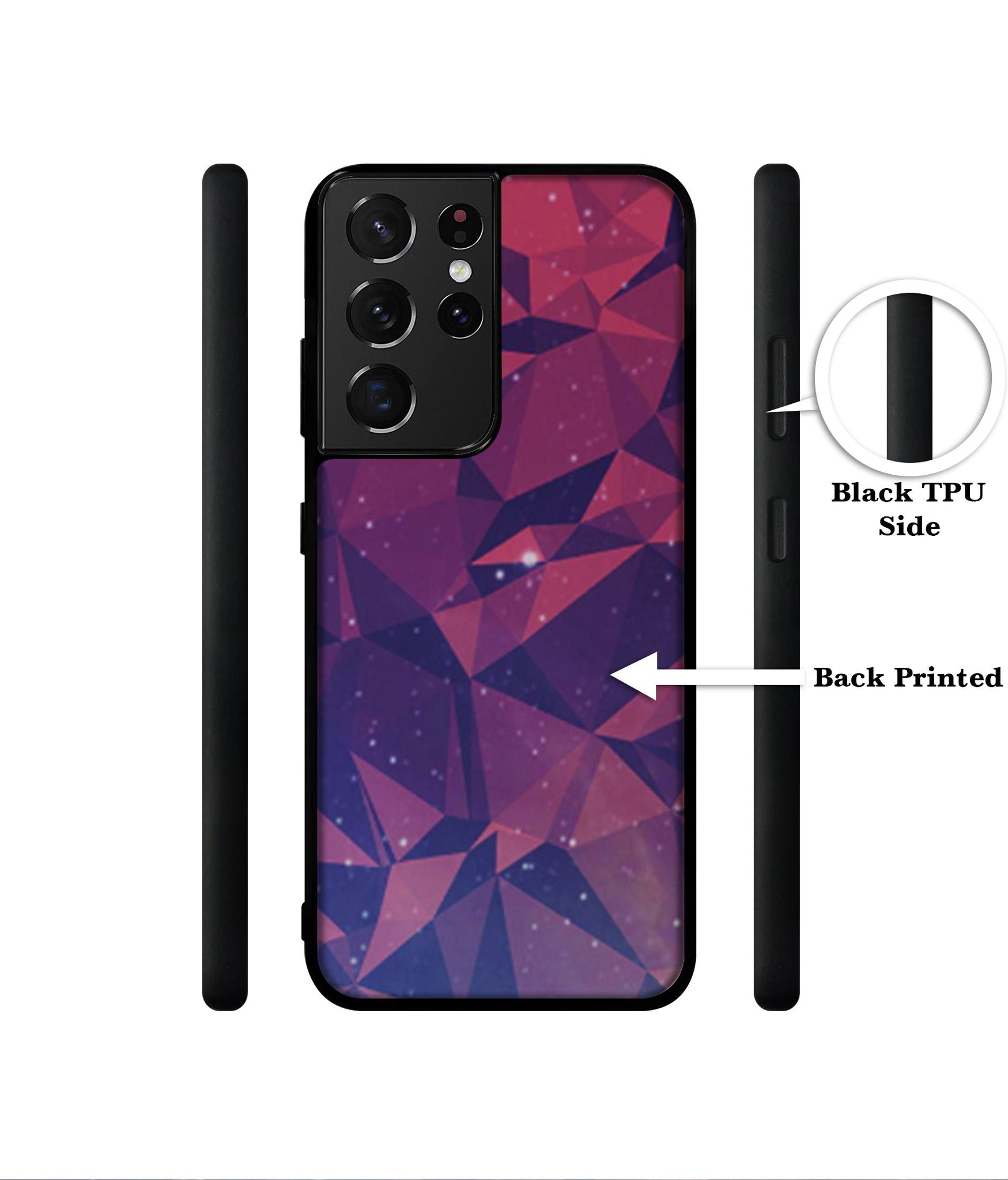 Bad Color Shape Designer 2D Printed Back Case Cover for Samsung Galaxy S21 Ultra 5G