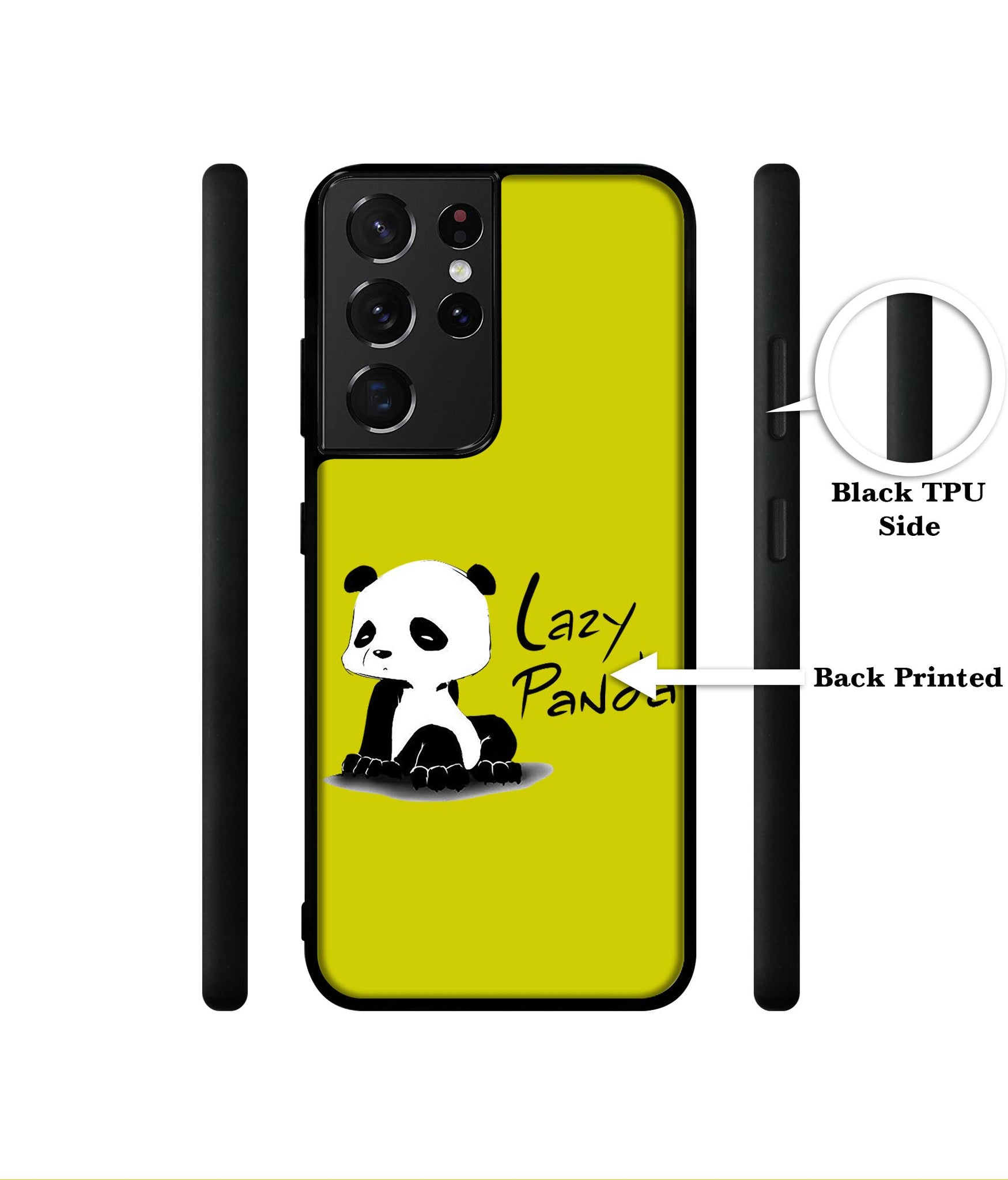 Lazy Panda Designer 2D Printed Back Case Cover for Samsung Galaxy S21 Ultra 5G