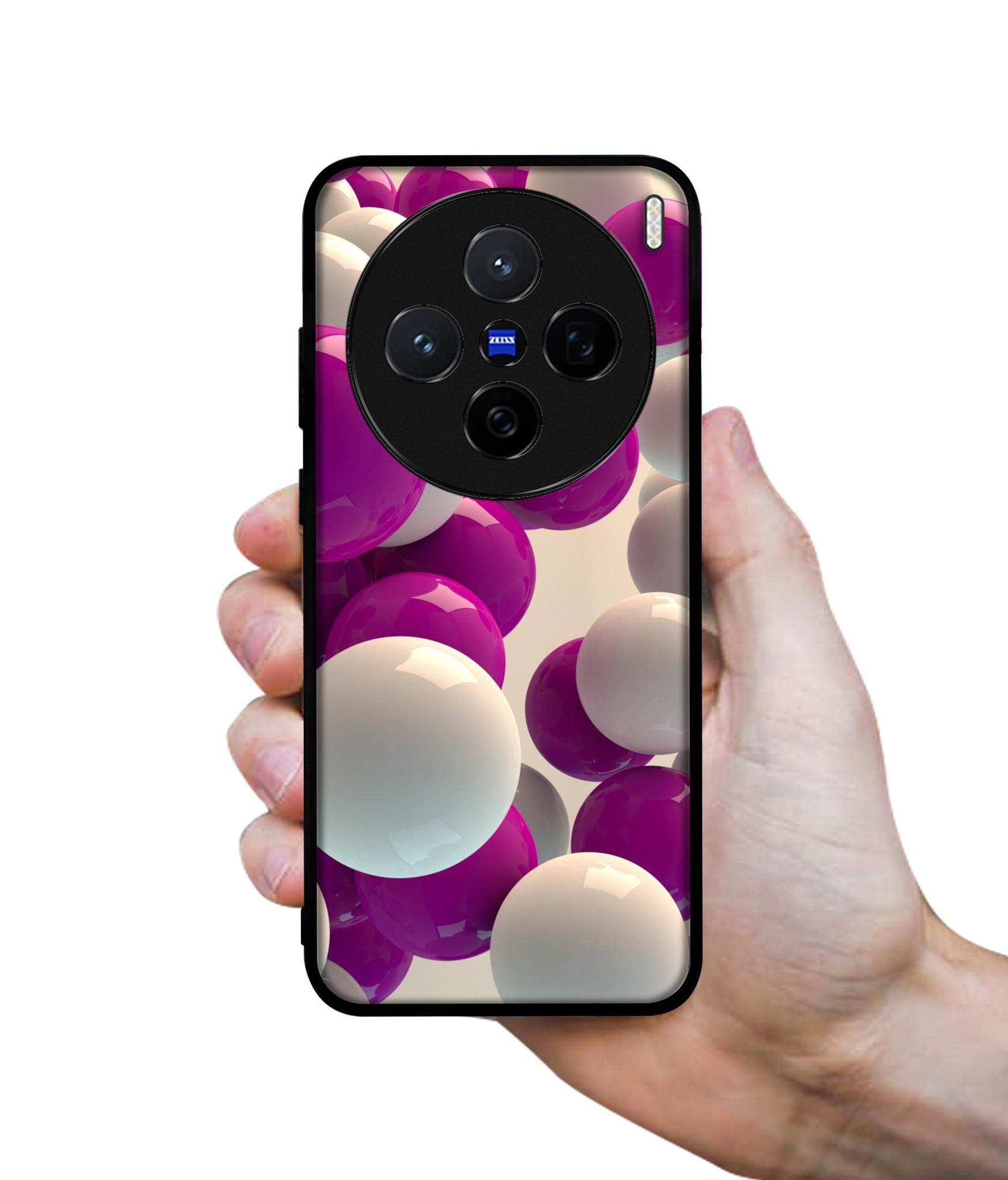 3D Balloons Designer 2D Printed Back Case Cover for Vivo X200 5G