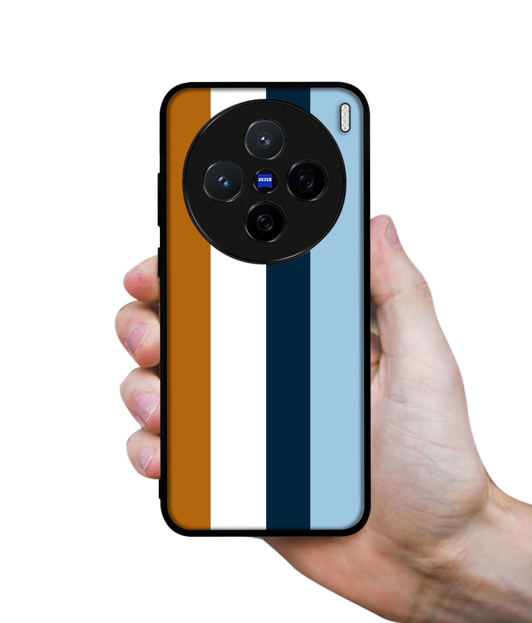 Color Stripes Designer 2D Printed Back Case Cover for Vivo X200 5G