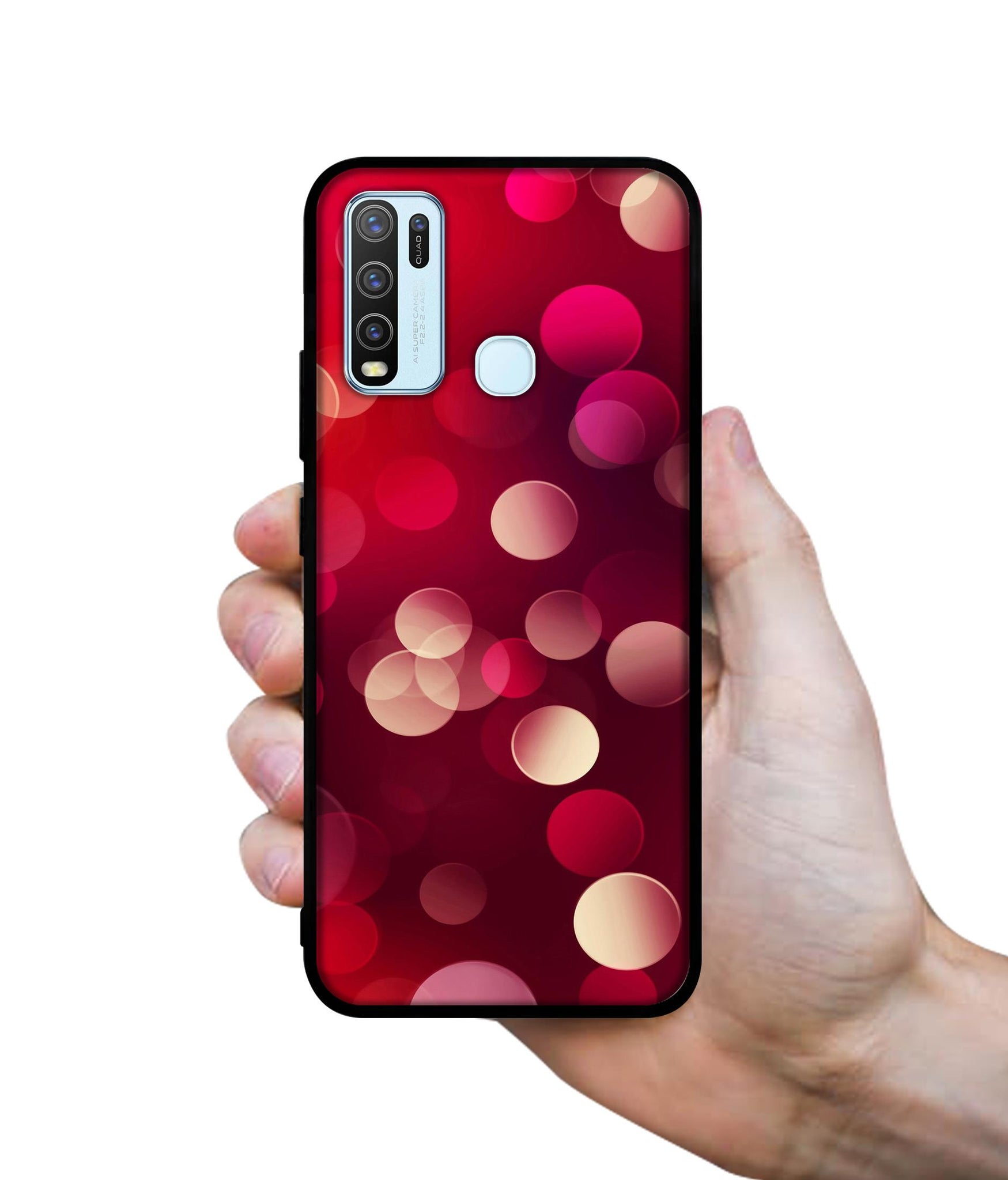 3D Circles Designer 2D Printed Back Case Cover for Vivo Y30 4G / Y50 4G