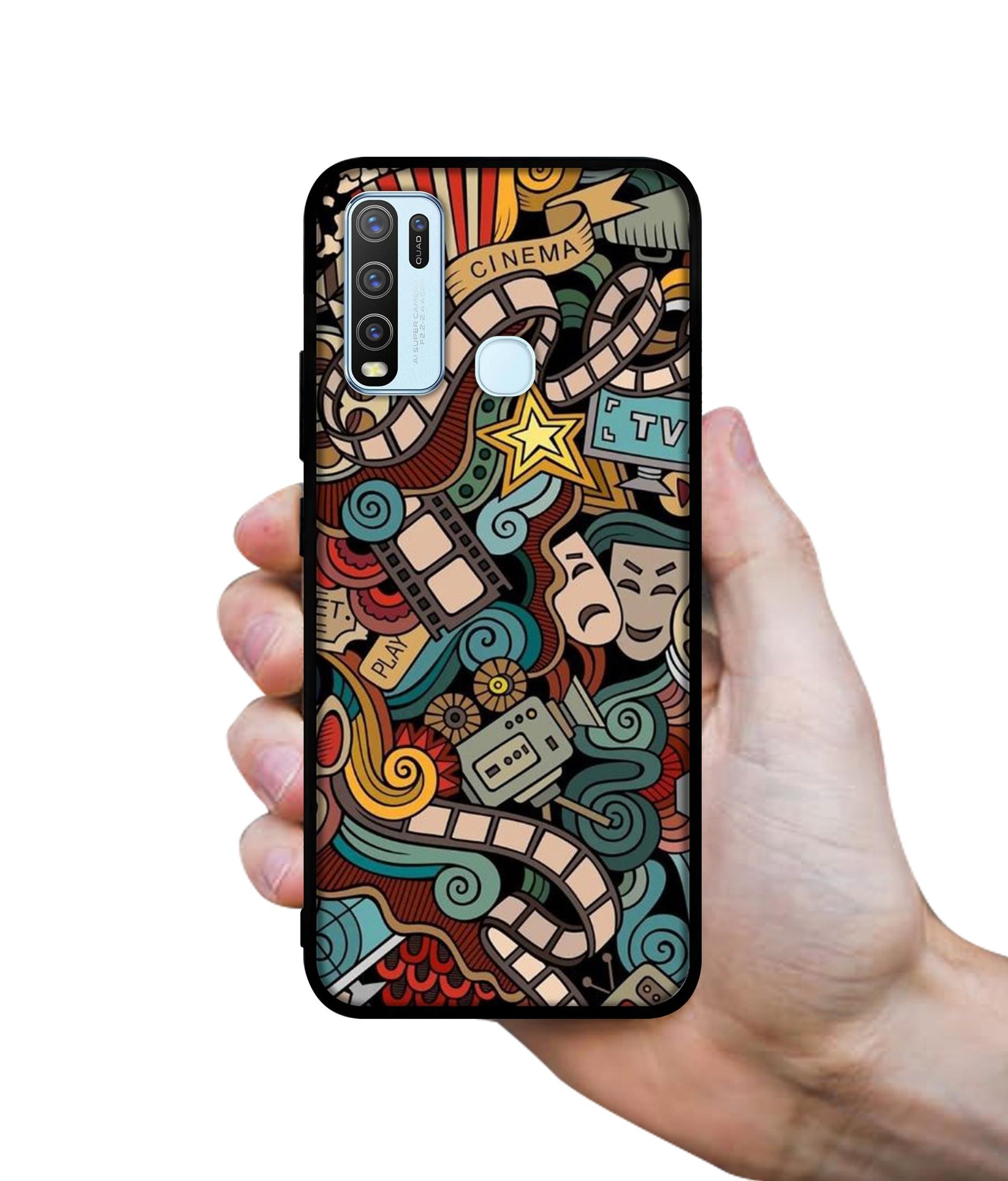 Movies Designer 2D Printed Back Case Cover for Vivo Y30 4G / Y50 4G