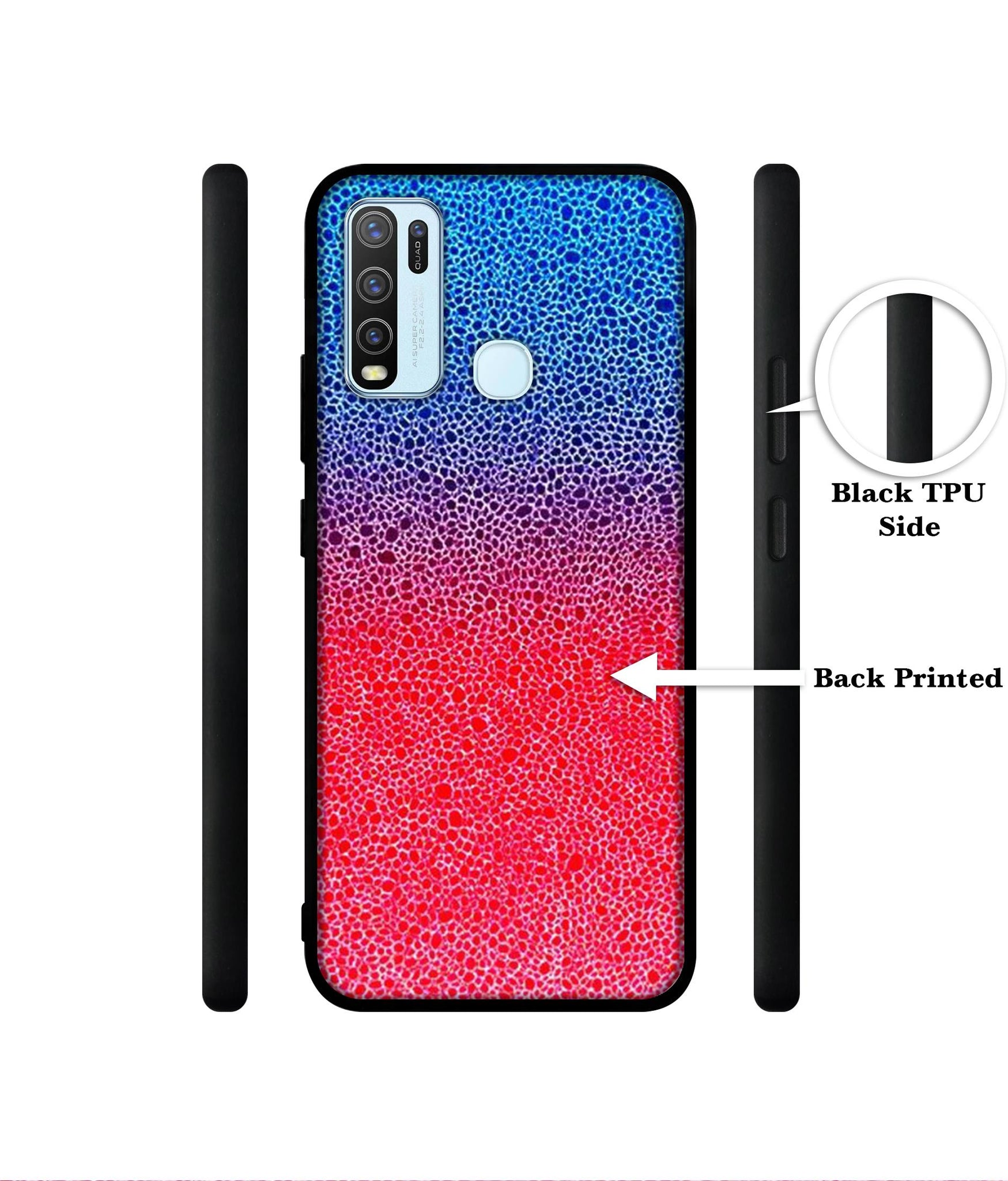 Bubbles Designer 2D Printed Back Case Cover for Vivo Y30 4G / Y50 4G