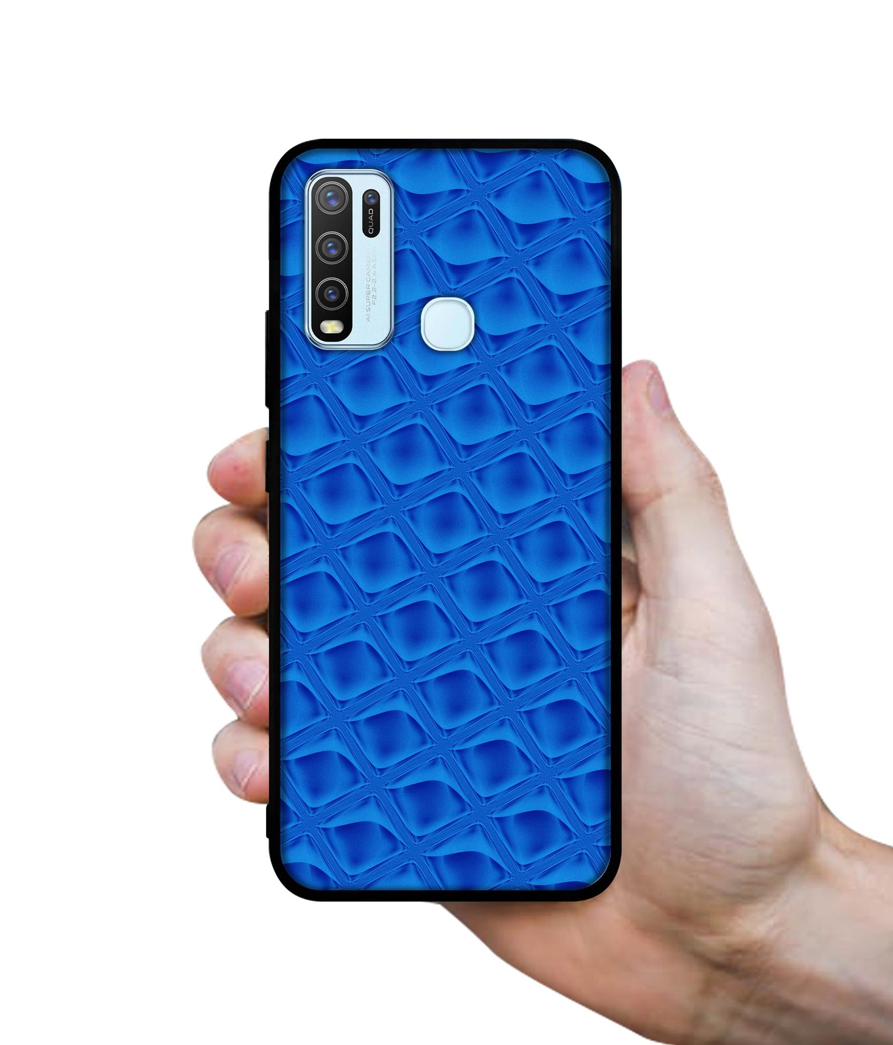 Blue Diamond Designer 2D Printed Back Case Cover for Vivo Y30 4G / Y50 4G