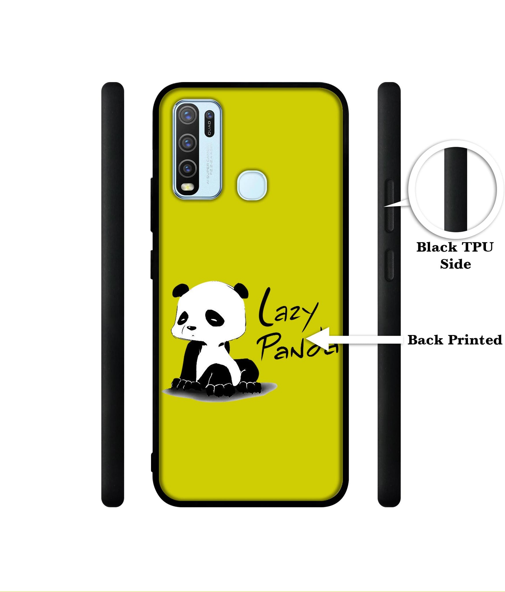 Lazy Panda Designer 2D Printed Back Case Cover for Vivo Y30 4G / Y50 4G