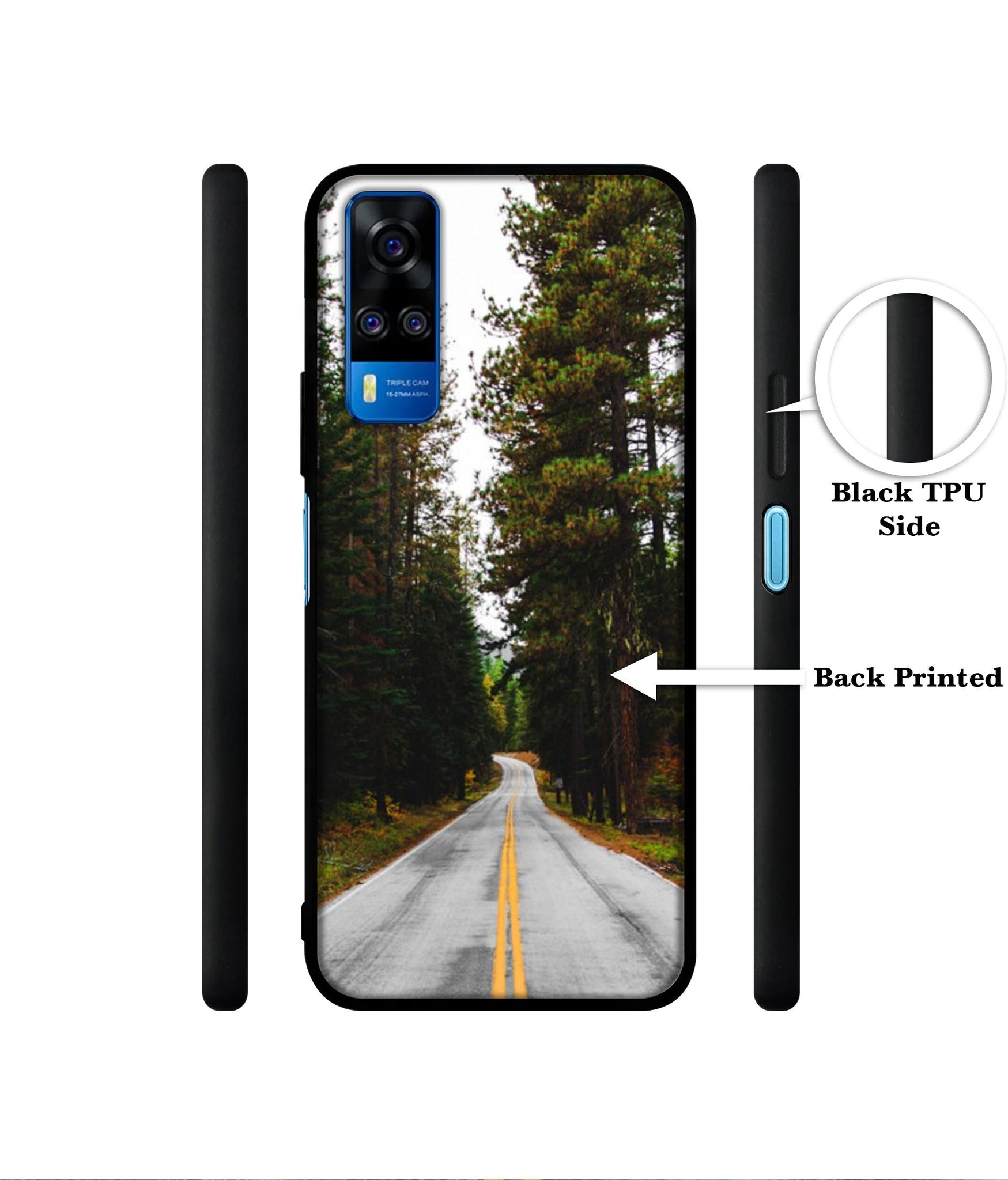 Road Photo Designer 2D Printed Back Case Cover for Vivo Y51 (2020) 4G / Y51A 4G / Y31 4G / Y53s 4G