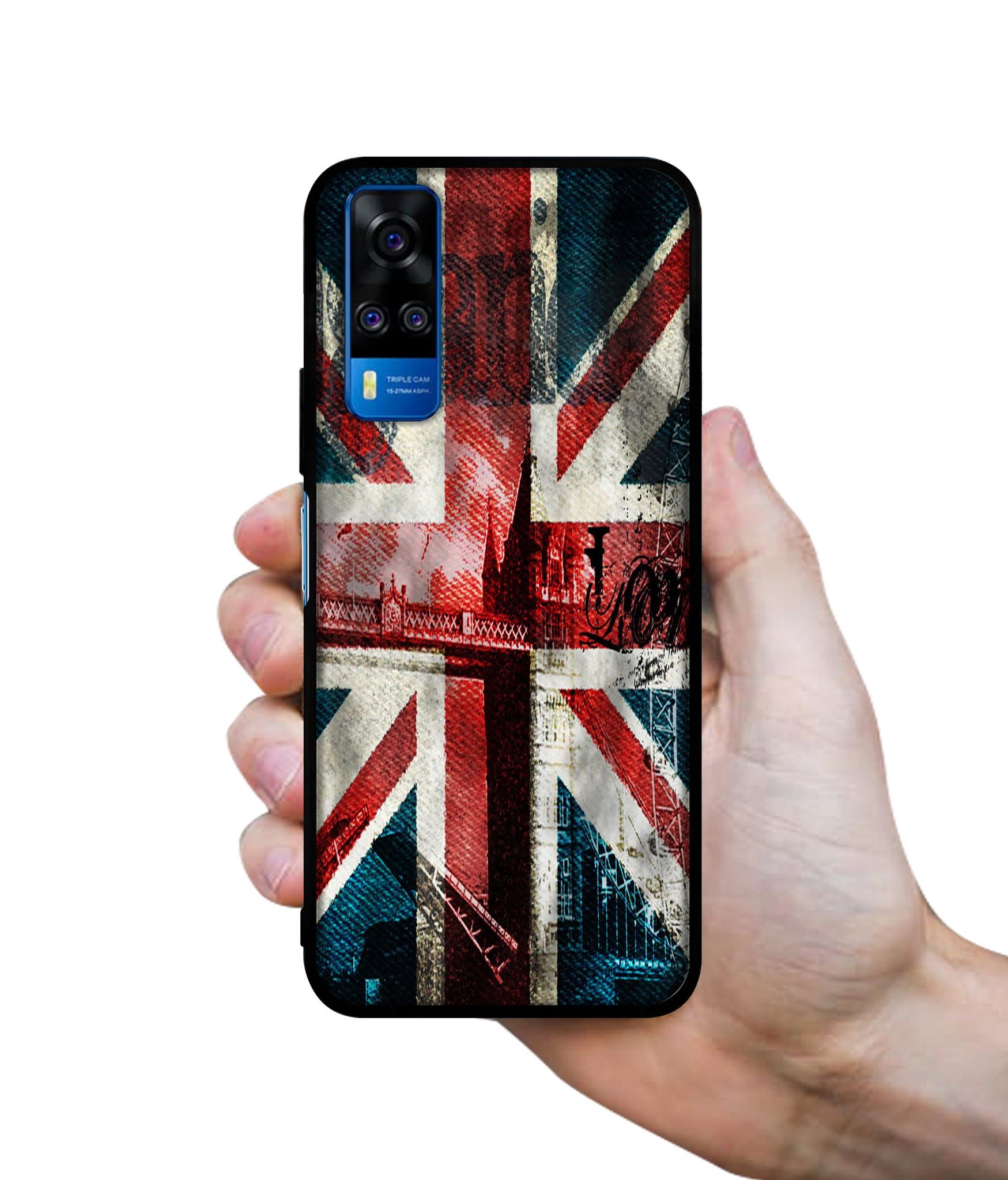 London Flag wallpaper Designer 2D Printed Back Case Cover for Vivo Y51 (2020) 4G / Y51A 4G / Y31 4G / Y53s 4G