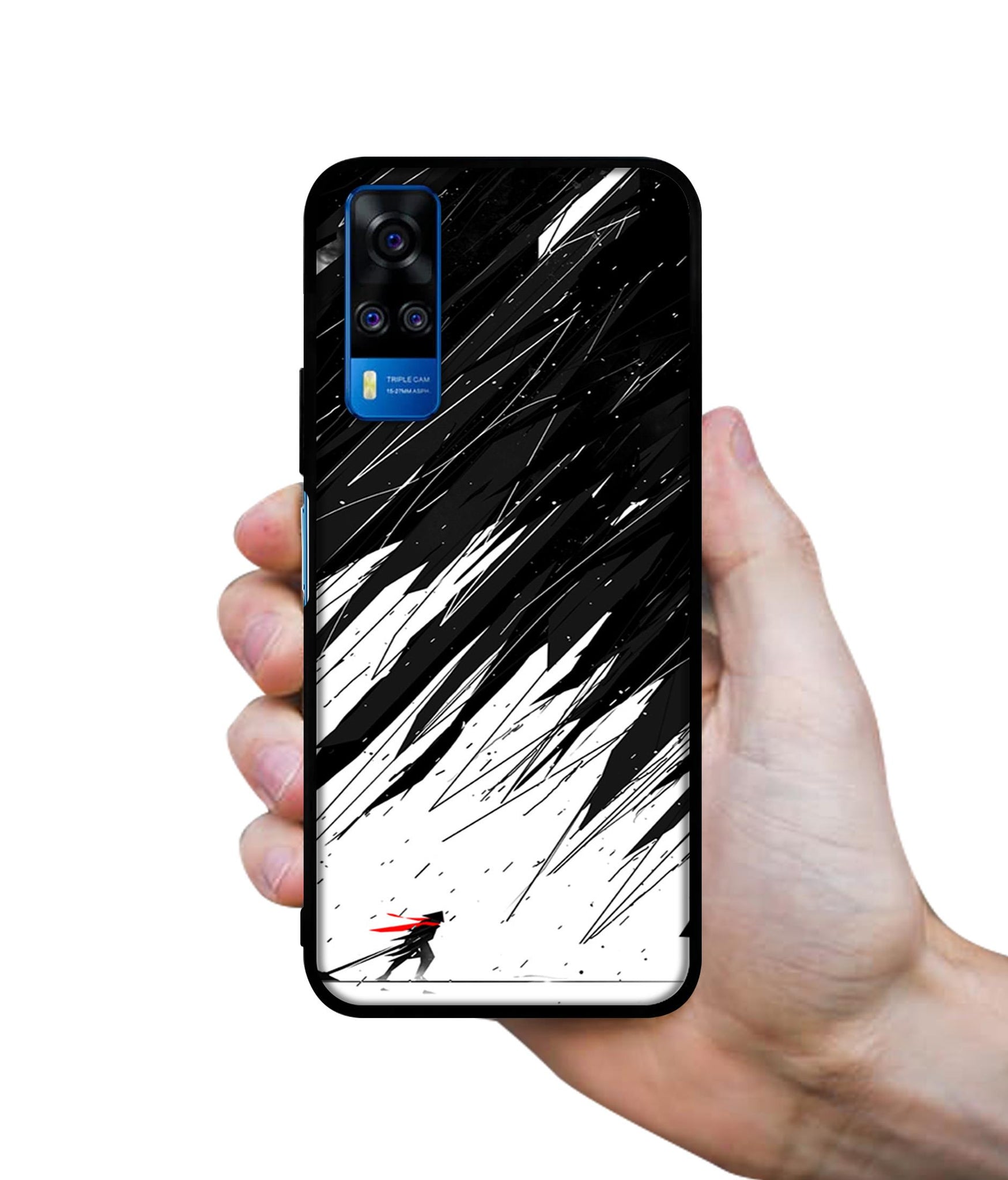 Geometric Strom Designer 2D Printed Back Case Cover for Vivo Y51 (2020) 4G / Y51A 4G / Y31 4G / Y53s 4G