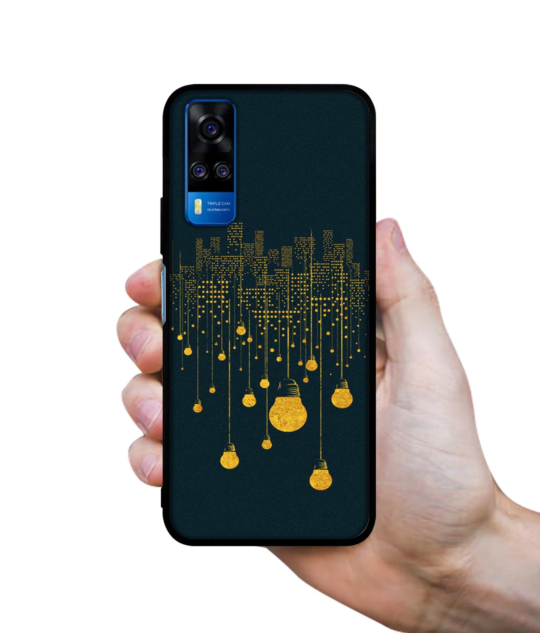 City Light Pattern Designer 2D Printed Back Case Cover for Vivo Y51 (2020) 4G / Y51A 4G / Y31 4G / Y53s 4G