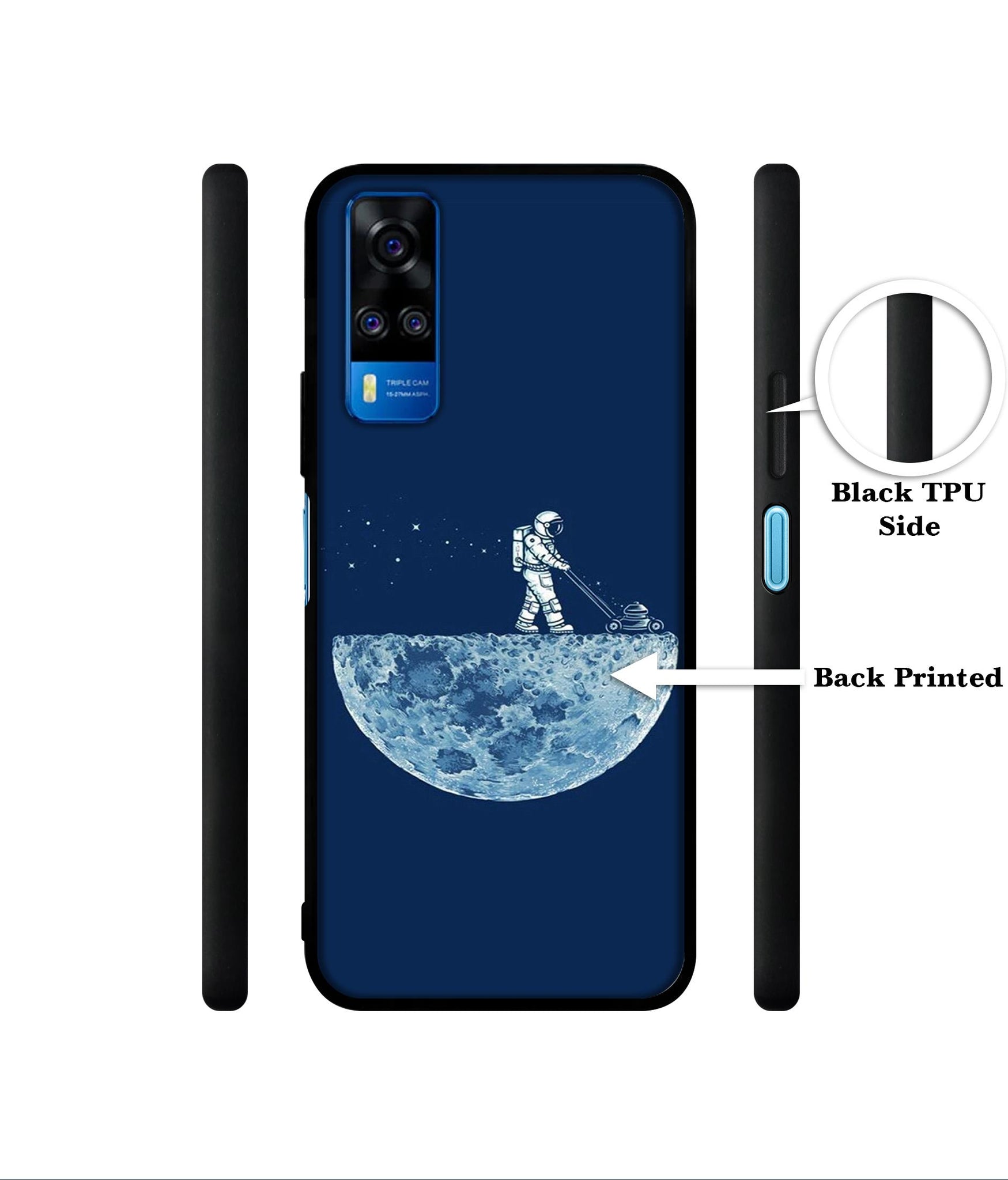 Moon Walk Designer 2D Printed Back Case Cover for Vivo Y51 (2020) 4G / Y51A 4G / Y31 4G / Y53s 4G