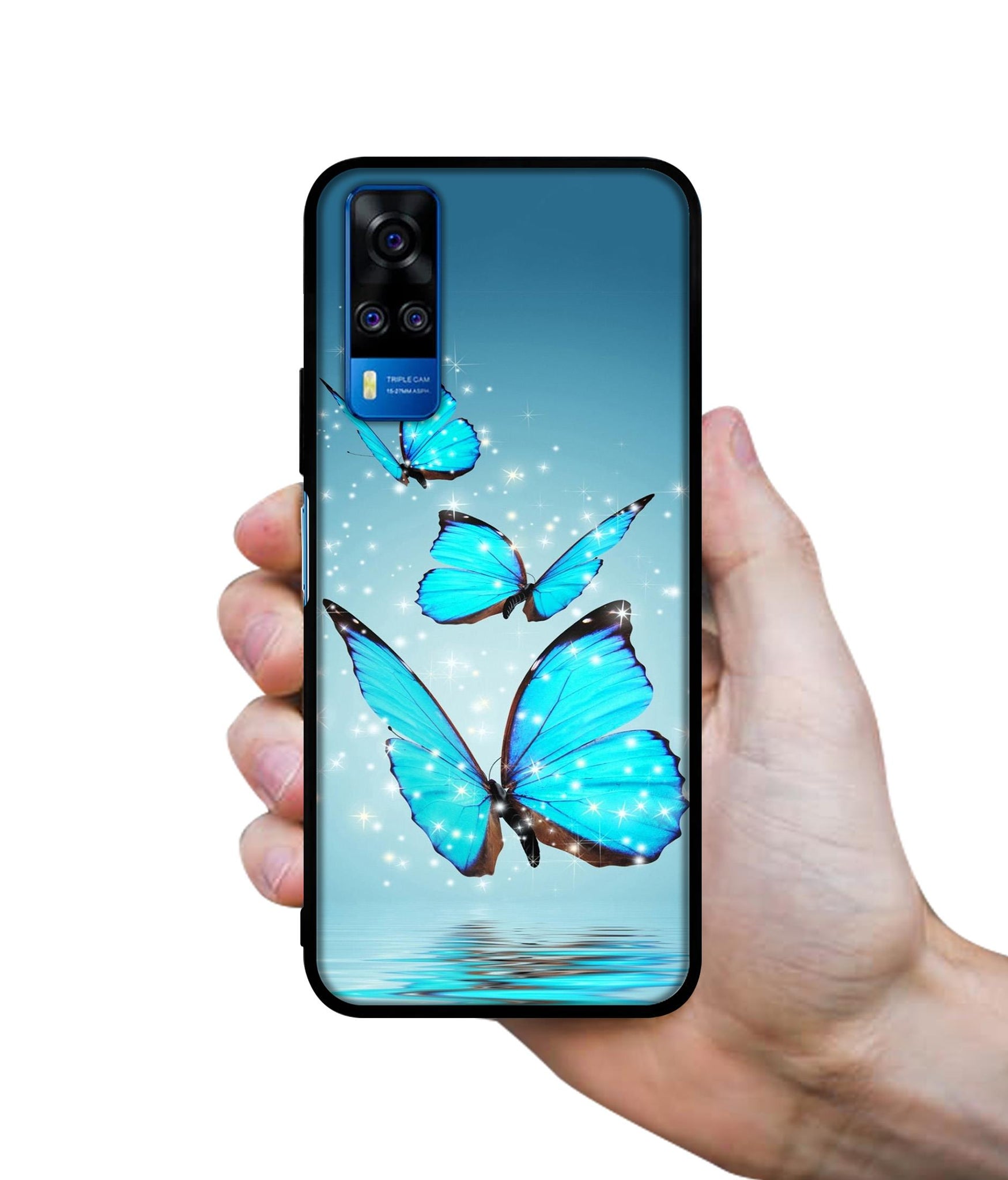 Flying Butterflies Designer 2D Printed Back Case Cover for Vivo Y51 (2020) 4G / Y51A 4G / Y31 4G / Y53s 4G