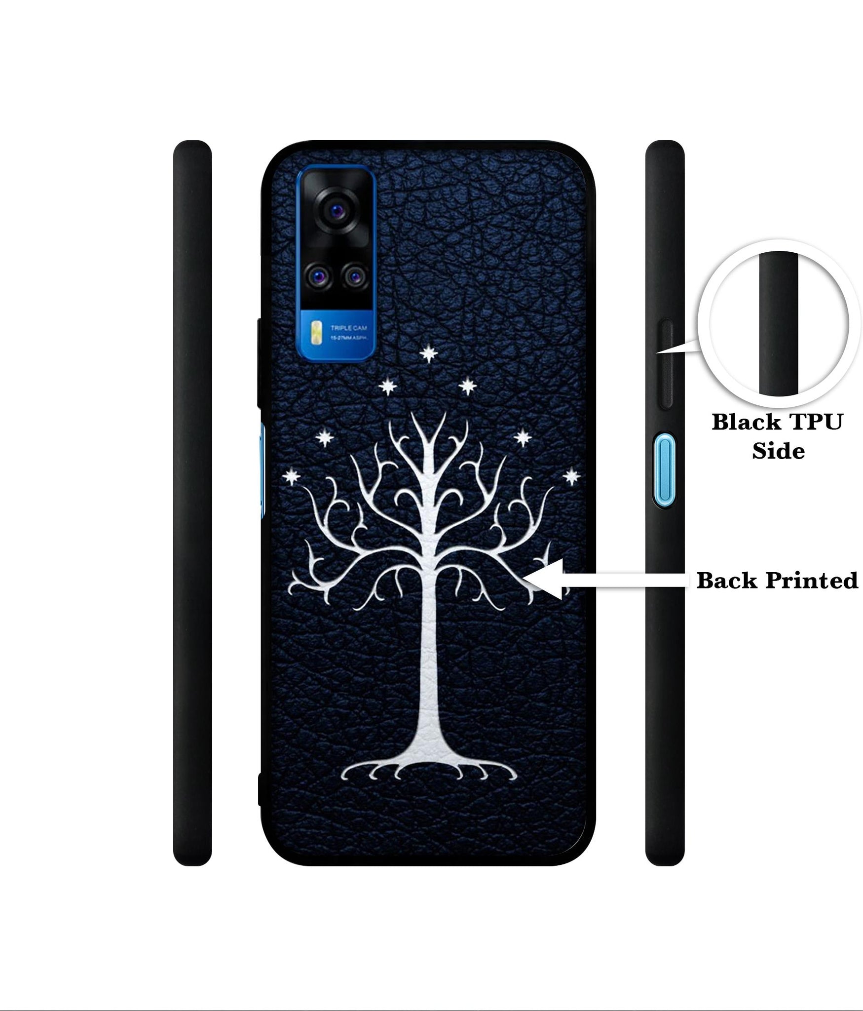 Magic Tree Pattern Designer 2D Printed Back Case Cover for Vivo Y51 (2020) 4G / Y51A 4G / Y31 4G / Y53s 4G